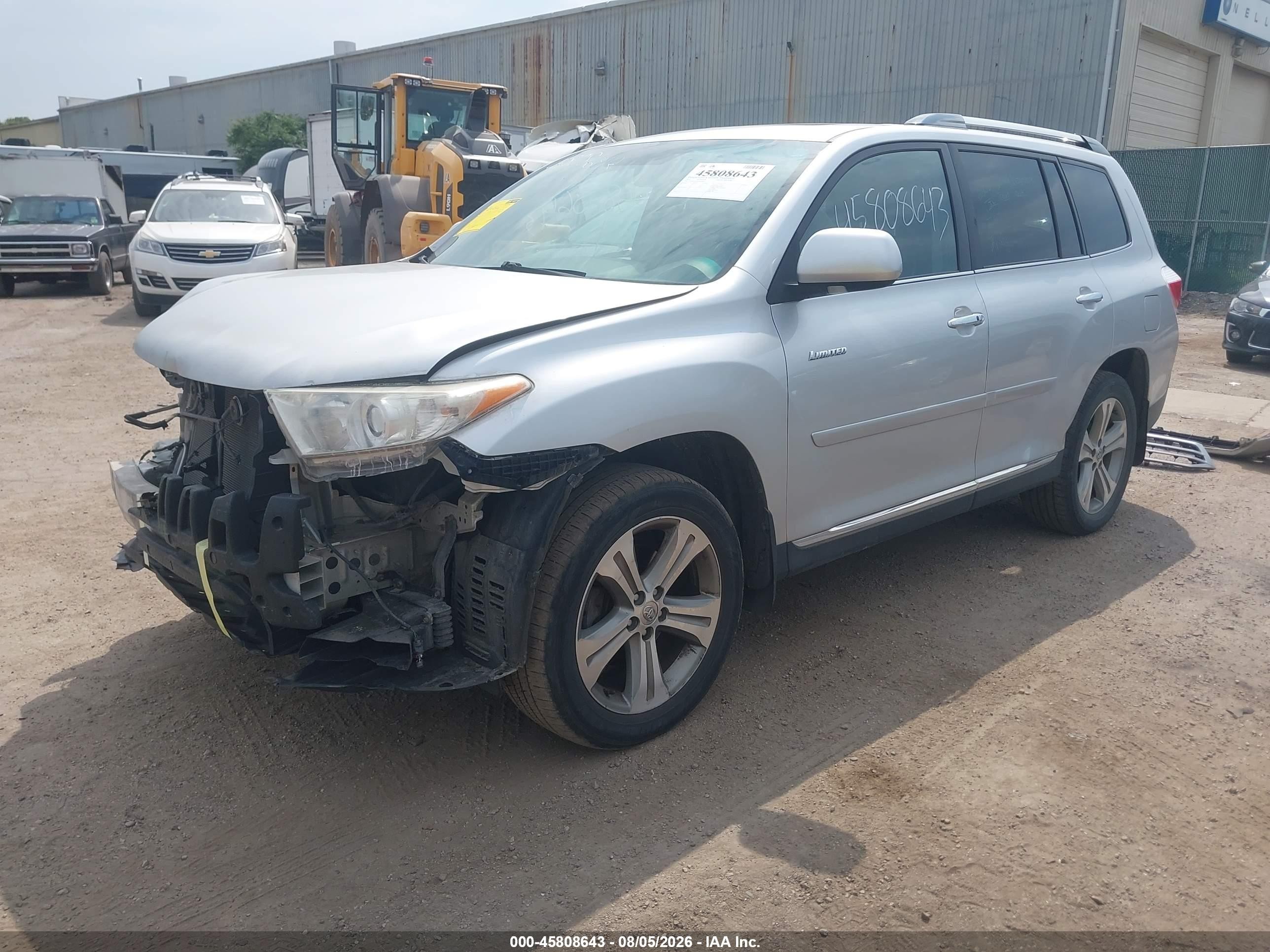 2012 Toyota Highlander Limited V6 Silver vin: 5TDDK3EH3CS095067
