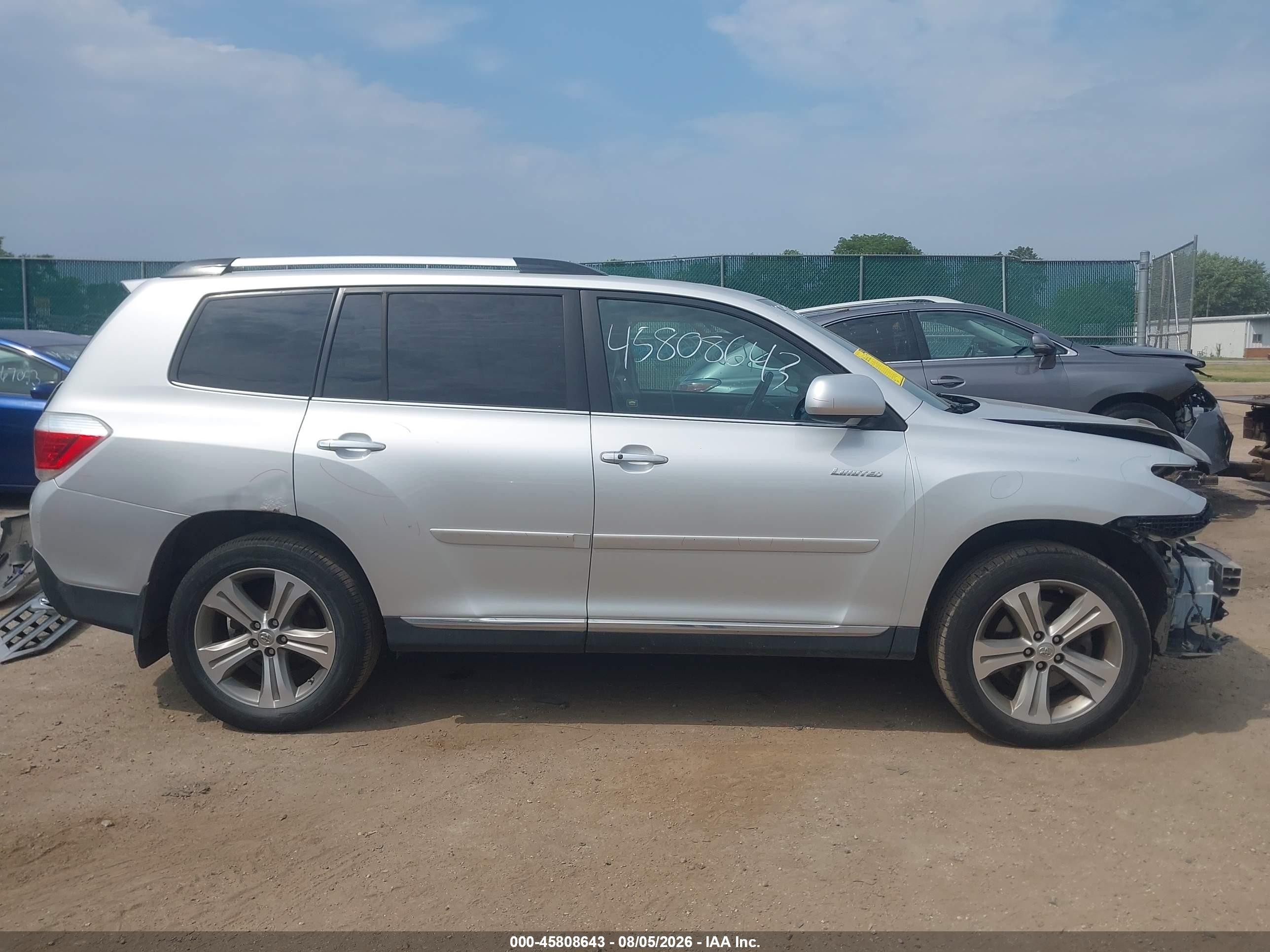 2012 Toyota Highlander Limited V6 Silver vin: 5TDDK3EH3CS095067