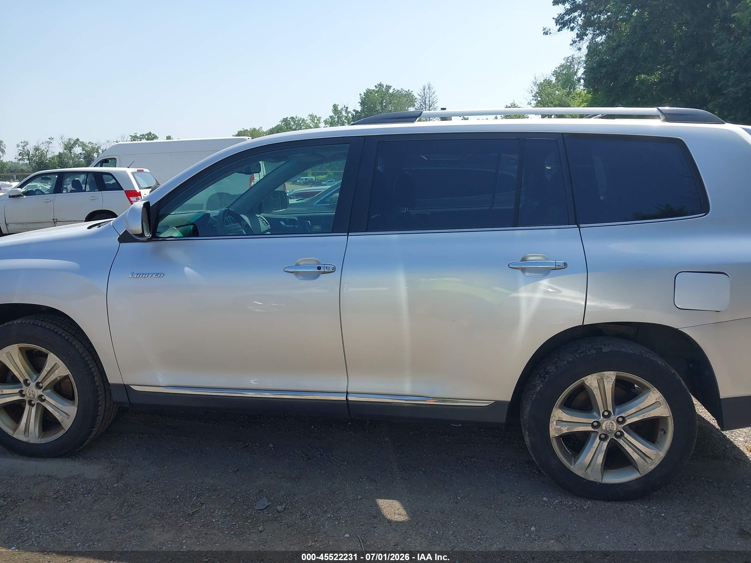 2012 Toyota Highlander Limited V6 Silver vin: 5TDDK3EH3CS102518