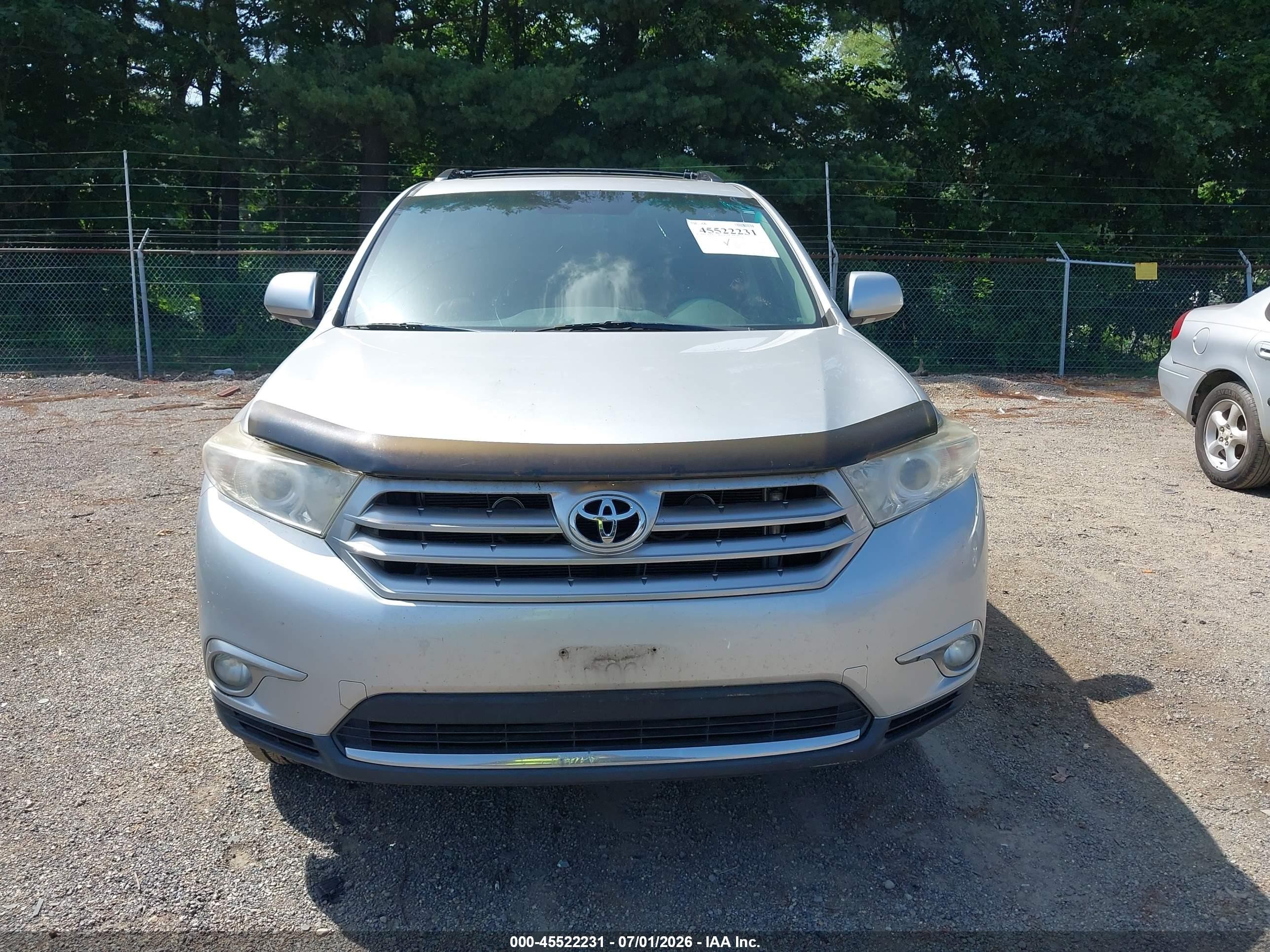 2012 Toyota Highlander Limited V6 Silver vin: 5TDDK3EH3CS102518