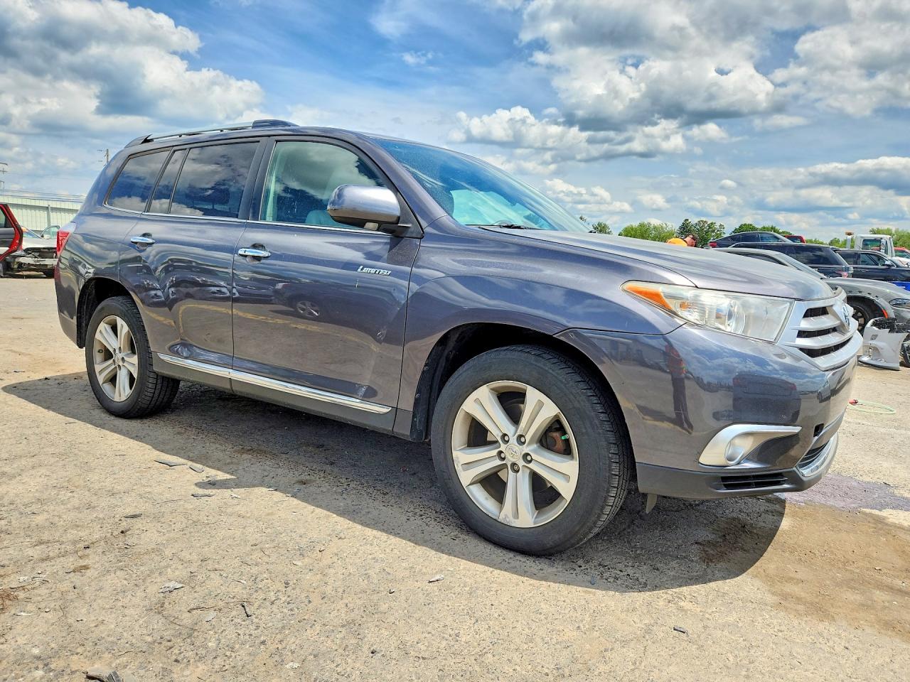 2012 Toyota Highlander Limited Gray vin: 5TDDK3EH3CS141433