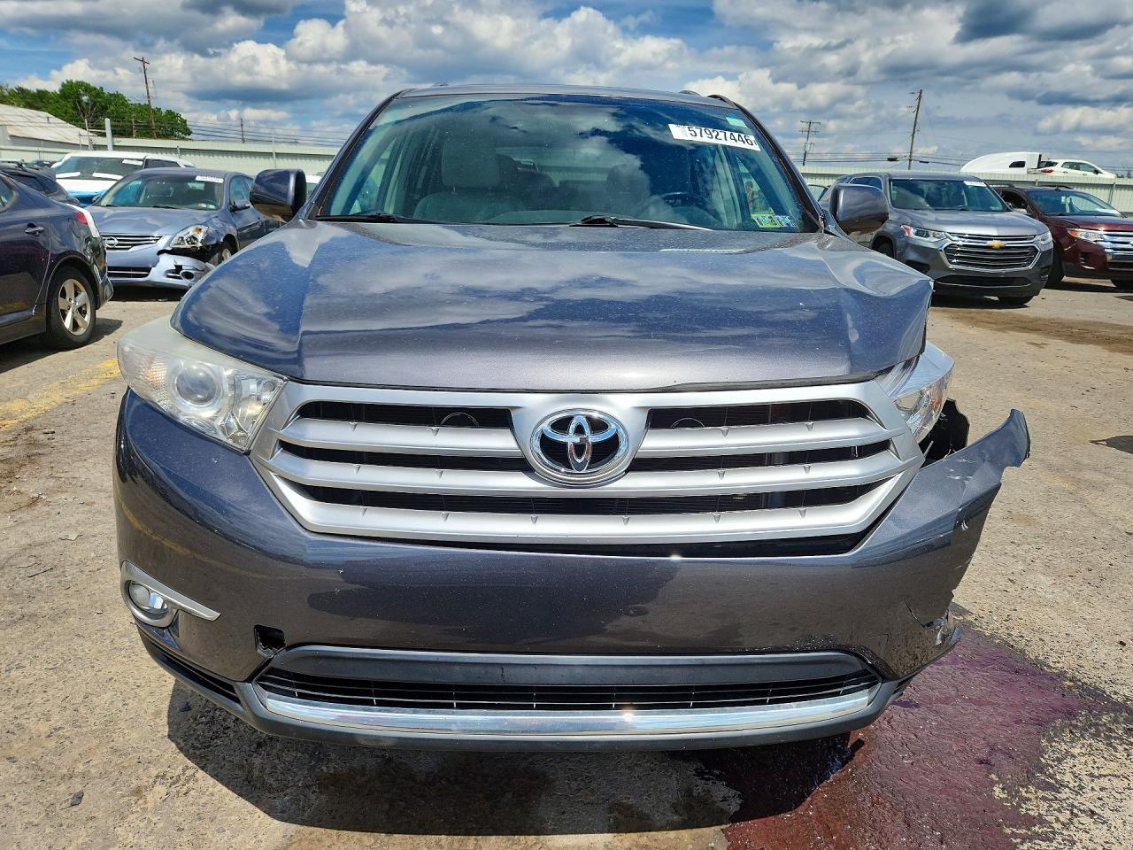 2012 Toyota Highlander Limited Gray vin: 5TDDK3EH3CS141433