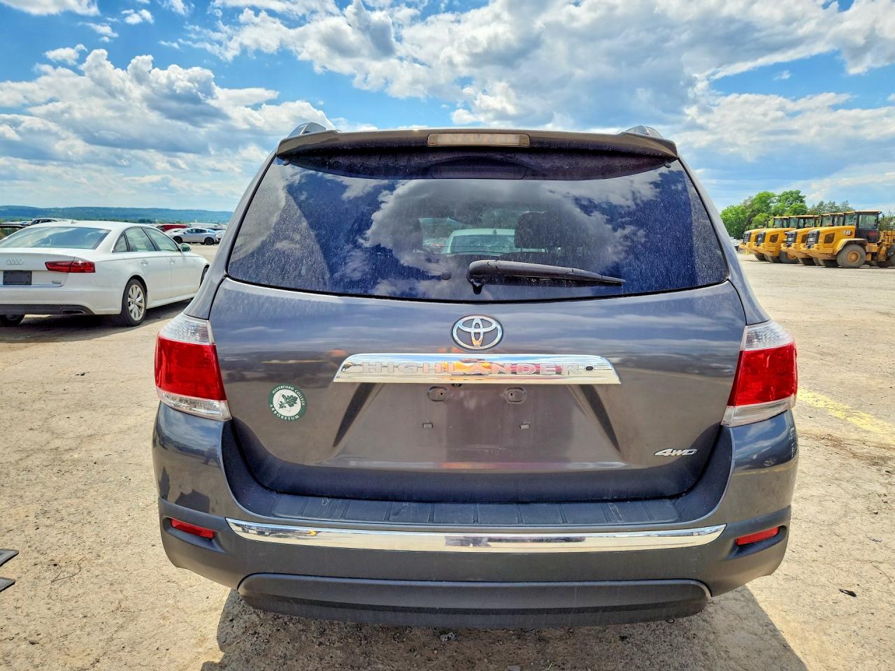 2012 Toyota Highlander Limited Gray vin: 5TDDK3EH3CS141433