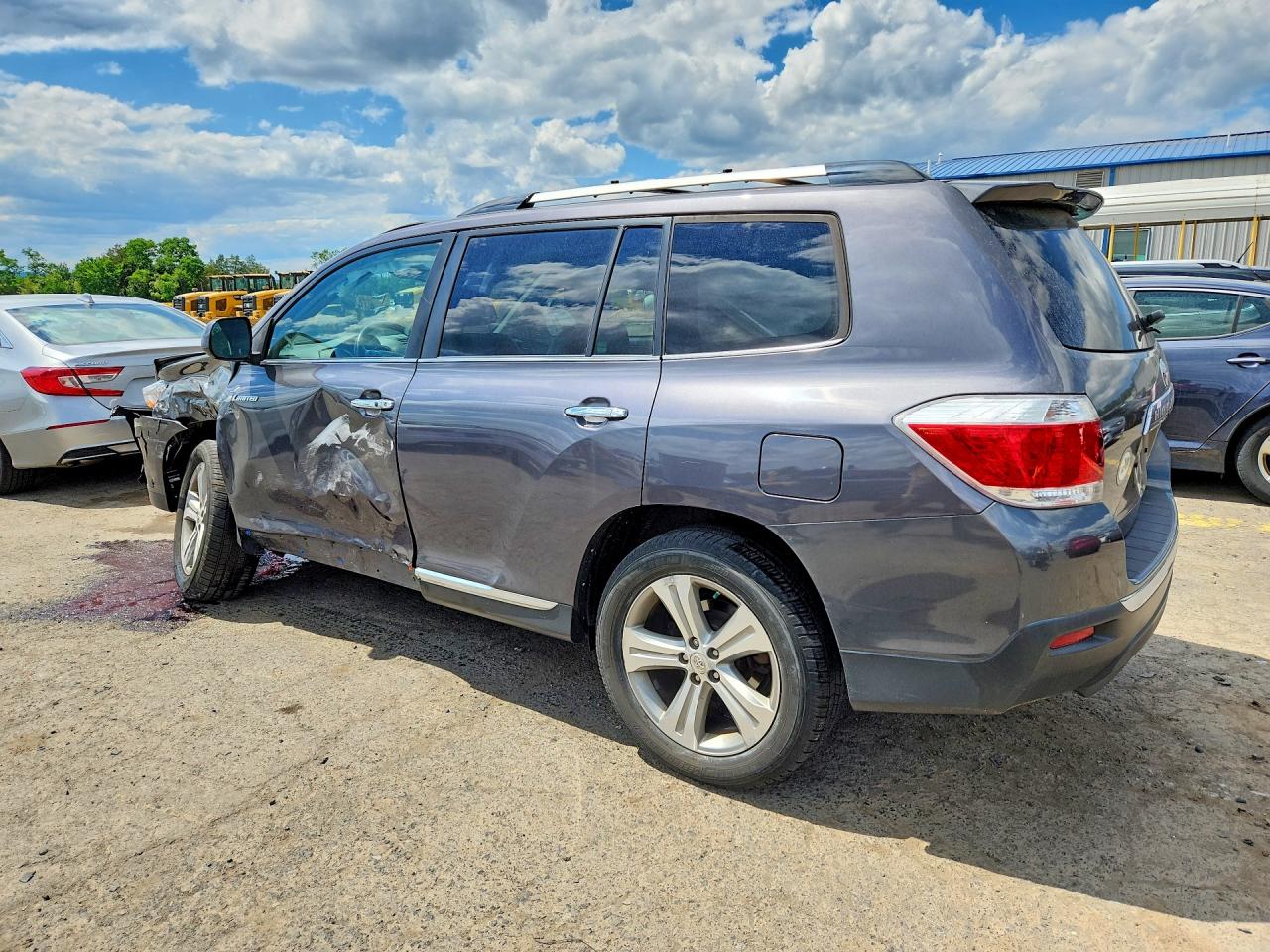 2012 Toyota Highlander Limited Gray vin: 5TDDK3EH3CS141433