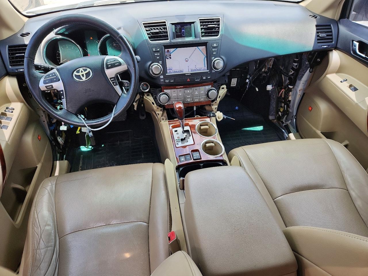 2012 Toyota Highlander Limited White vin: 5TDDK3EH3CS153405
