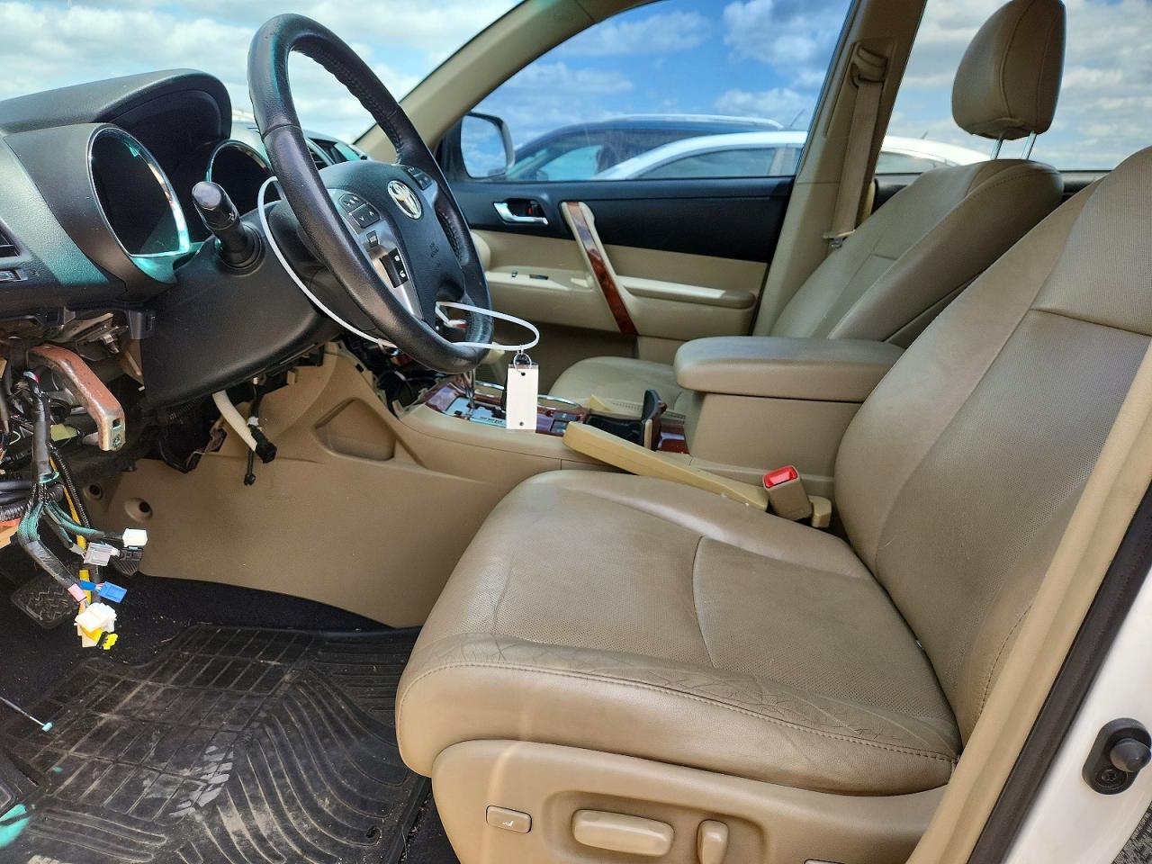 2012 Toyota Highlander Limited White vin: 5TDDK3EH3CS153405