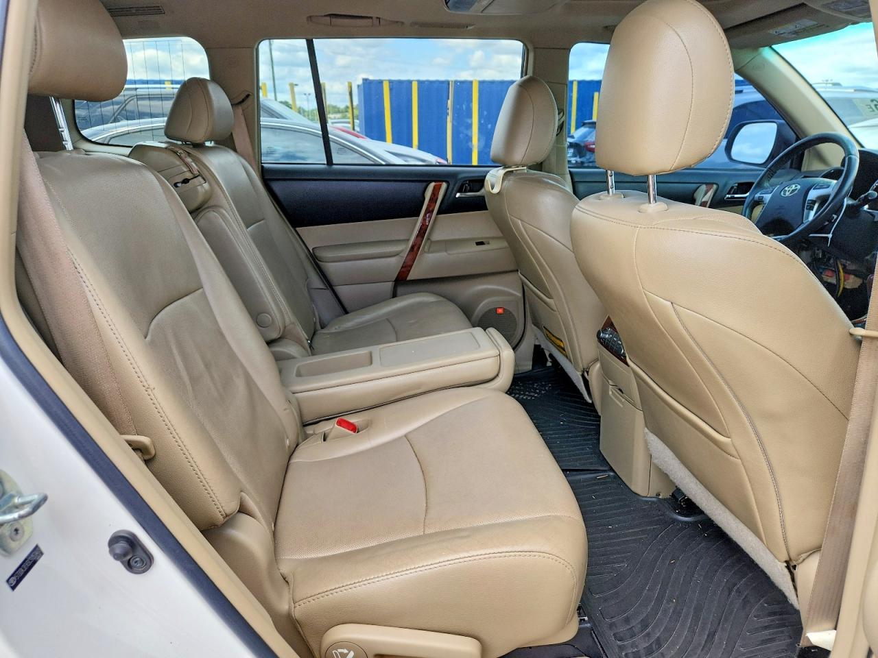 2012 Toyota Highlander Limited White vin: 5TDDK3EH3CS153405