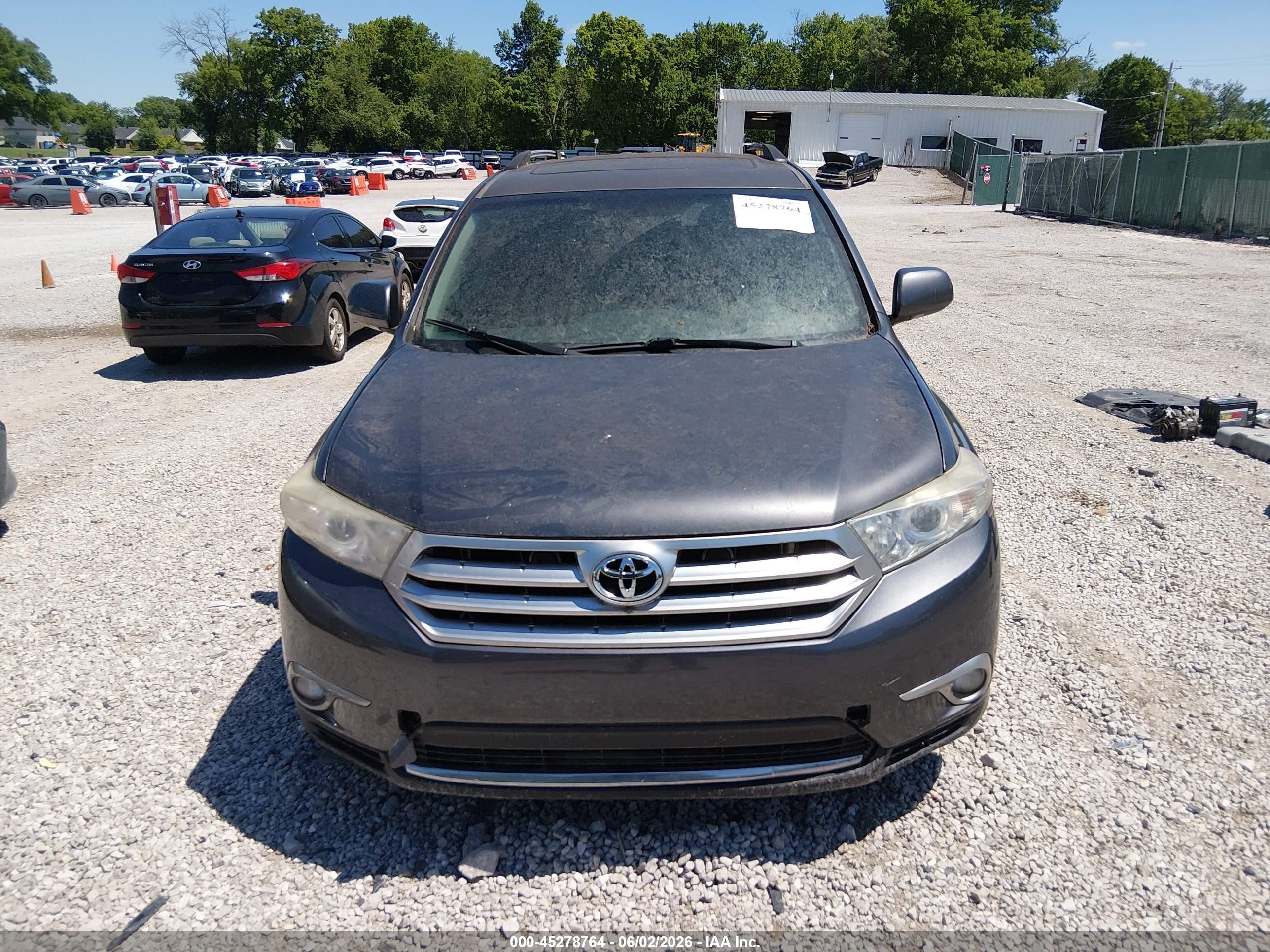 2013 Toyota Highlander Limited V6 Gray vin: 5TDDK3EH3DS177494