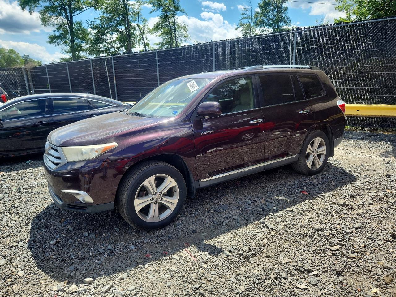 2013 Toyota Highlander Limited Brown vin: 5TDDK3EH3DS186700