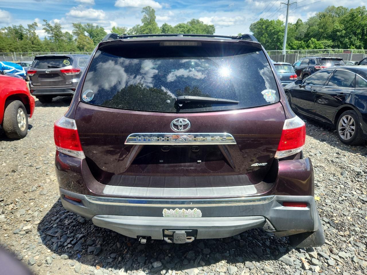 2013 Toyota Highlander Limited Brown vin: 5TDDK3EH3DS186700