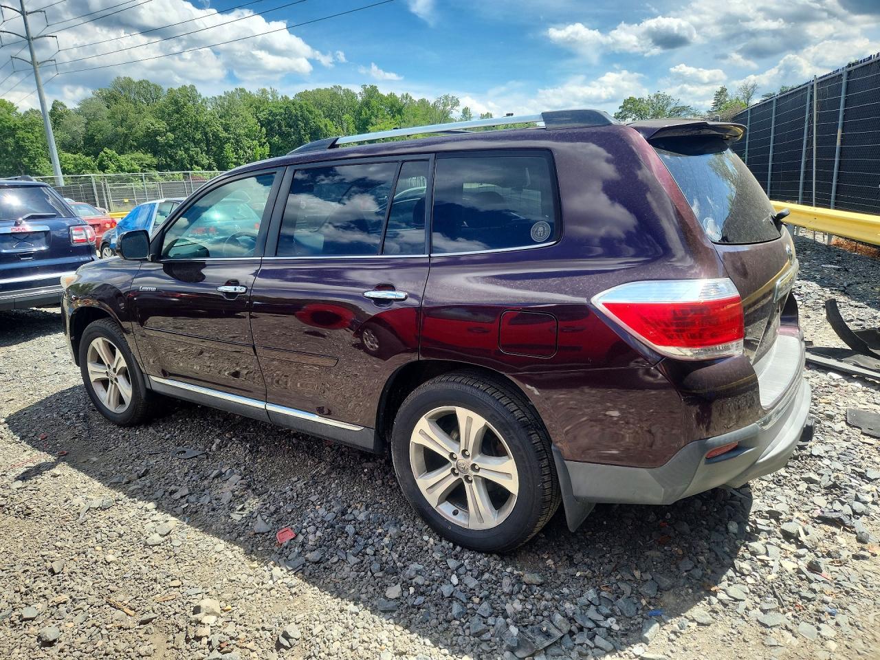 2013 Toyota Highlander Limited Brown vin: 5TDDK3EH3DS186700