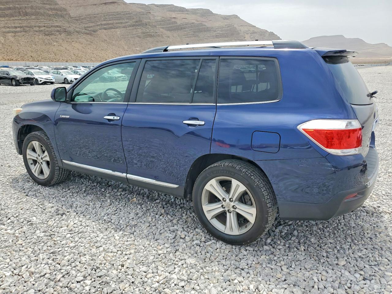2013 Toyota Highlander Limited Blue vin: 5TDDK3EH3DS205052