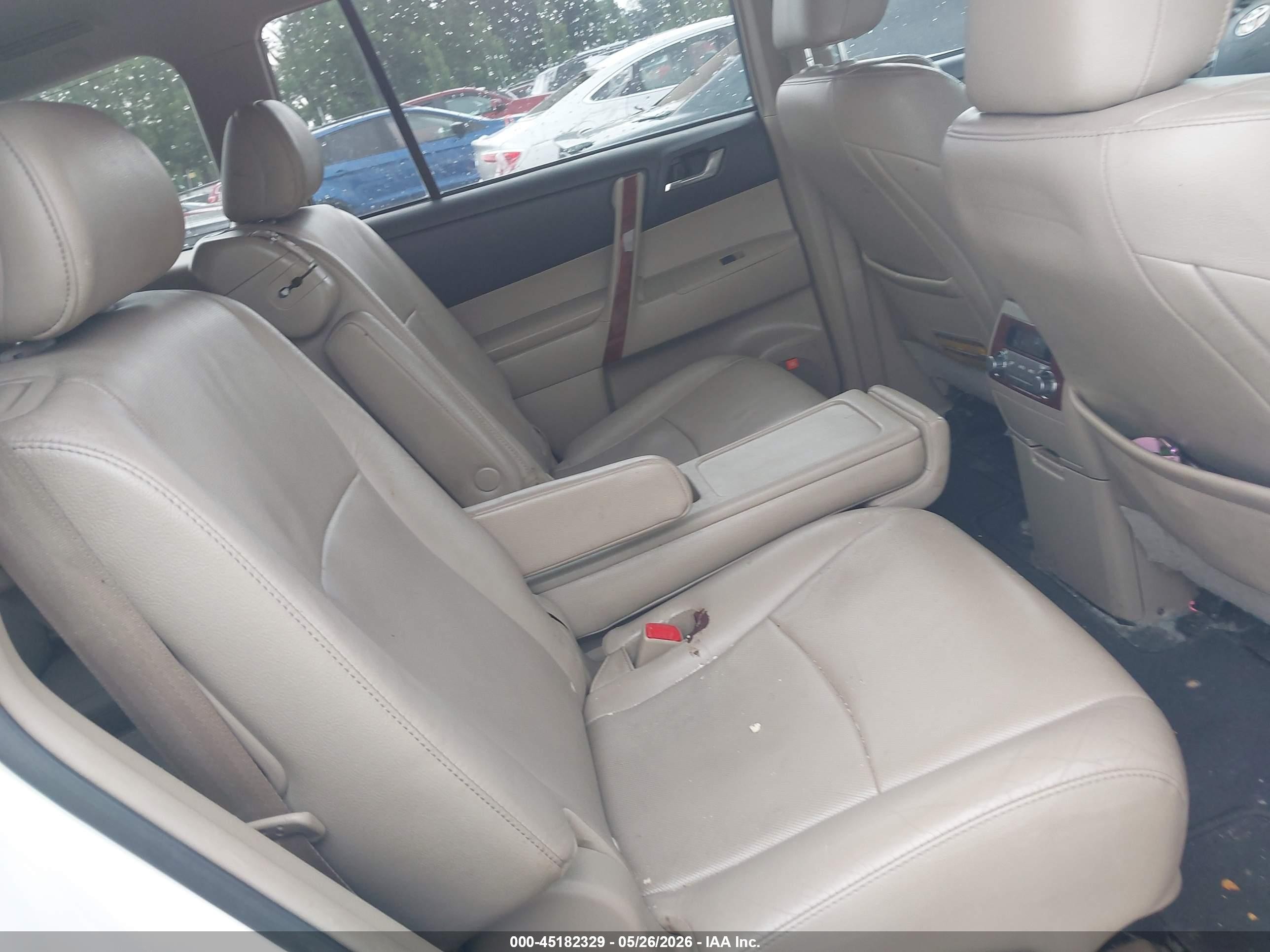 2013 Toyota Highlander Limited V6 White vin: 5TDDK3EH3DS209344