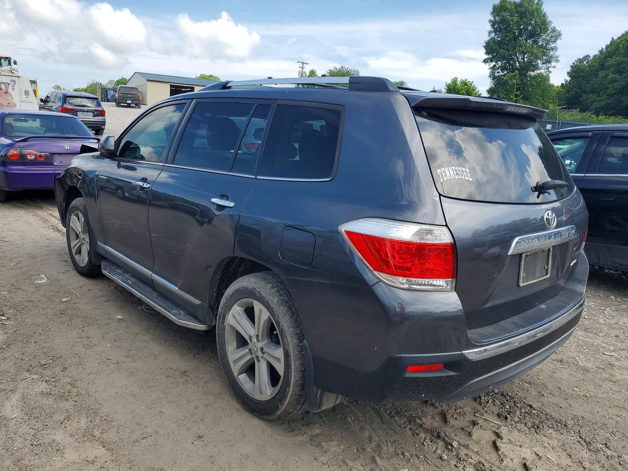 2013 Toyota Highlander Limited Gray vin: 5TDDK3EH3DS277577