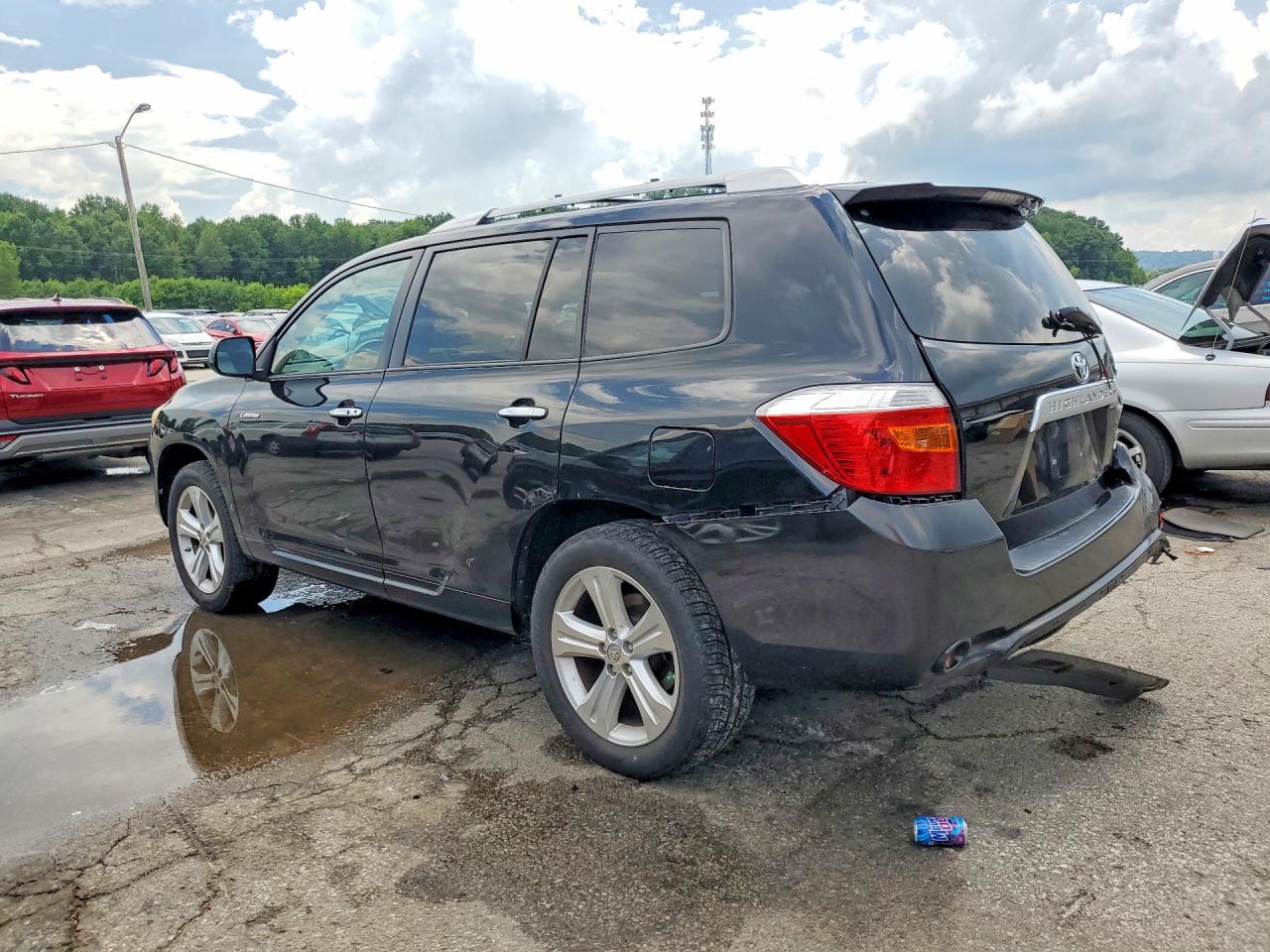 2010 Toyota Highlander Limited Black vin: 5TDDK3EH4AS002313