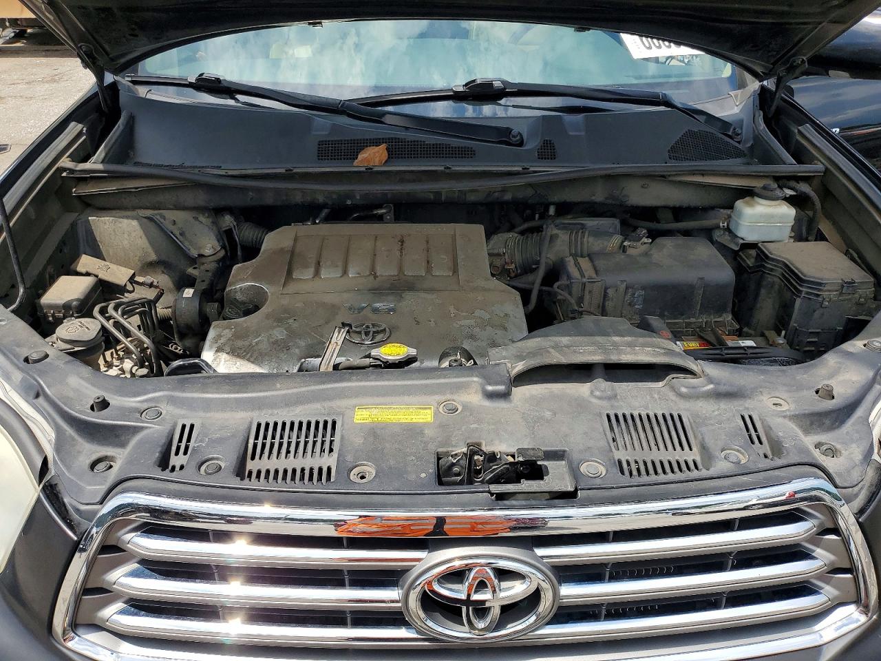 2010 Toyota Highlander Limited Black vin: 5TDDK3EH4AS002313