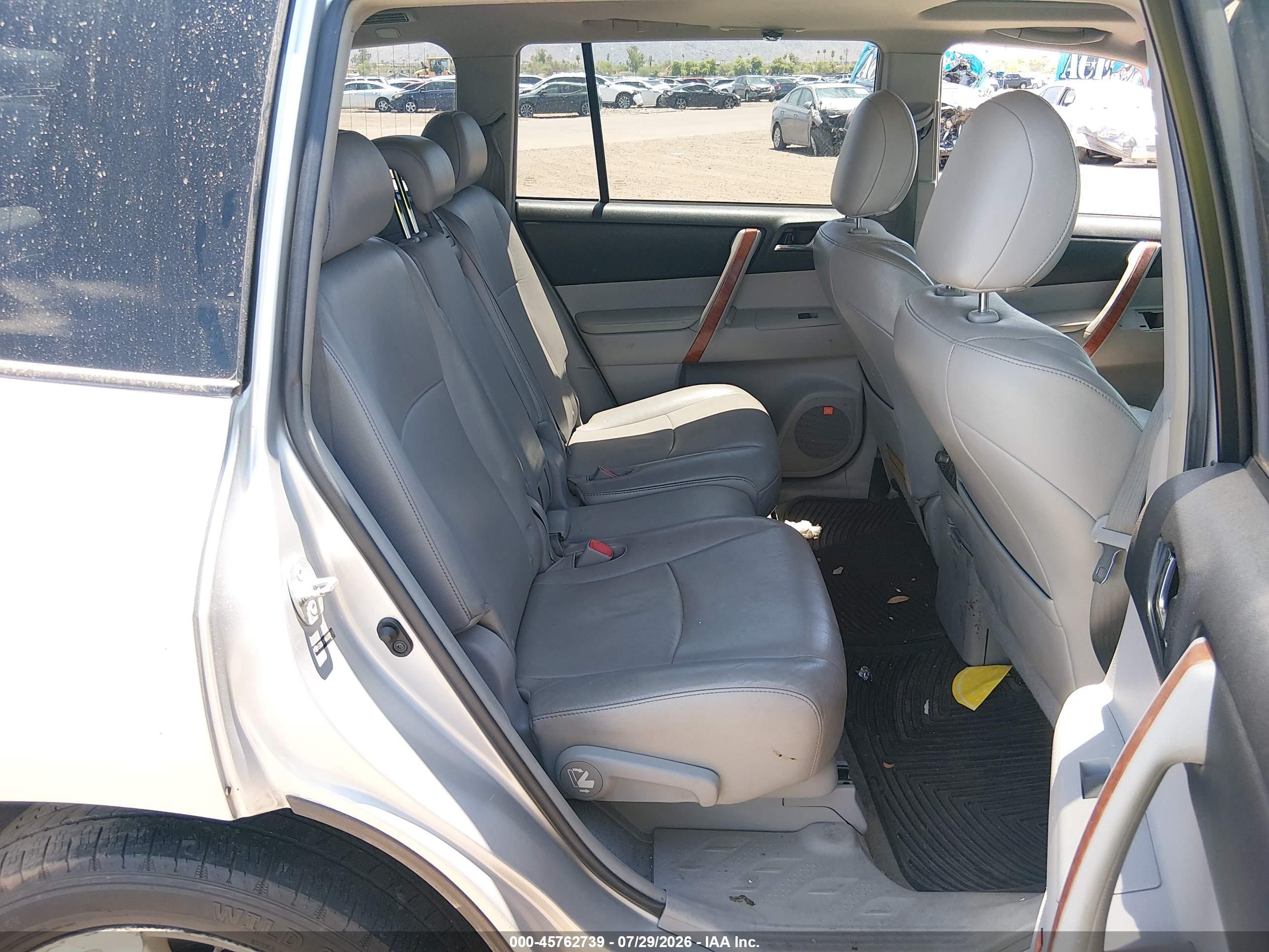 2010 Toyota Highlander Limited V6 Серебряный vin: 5TDDK3EH4AS007558
