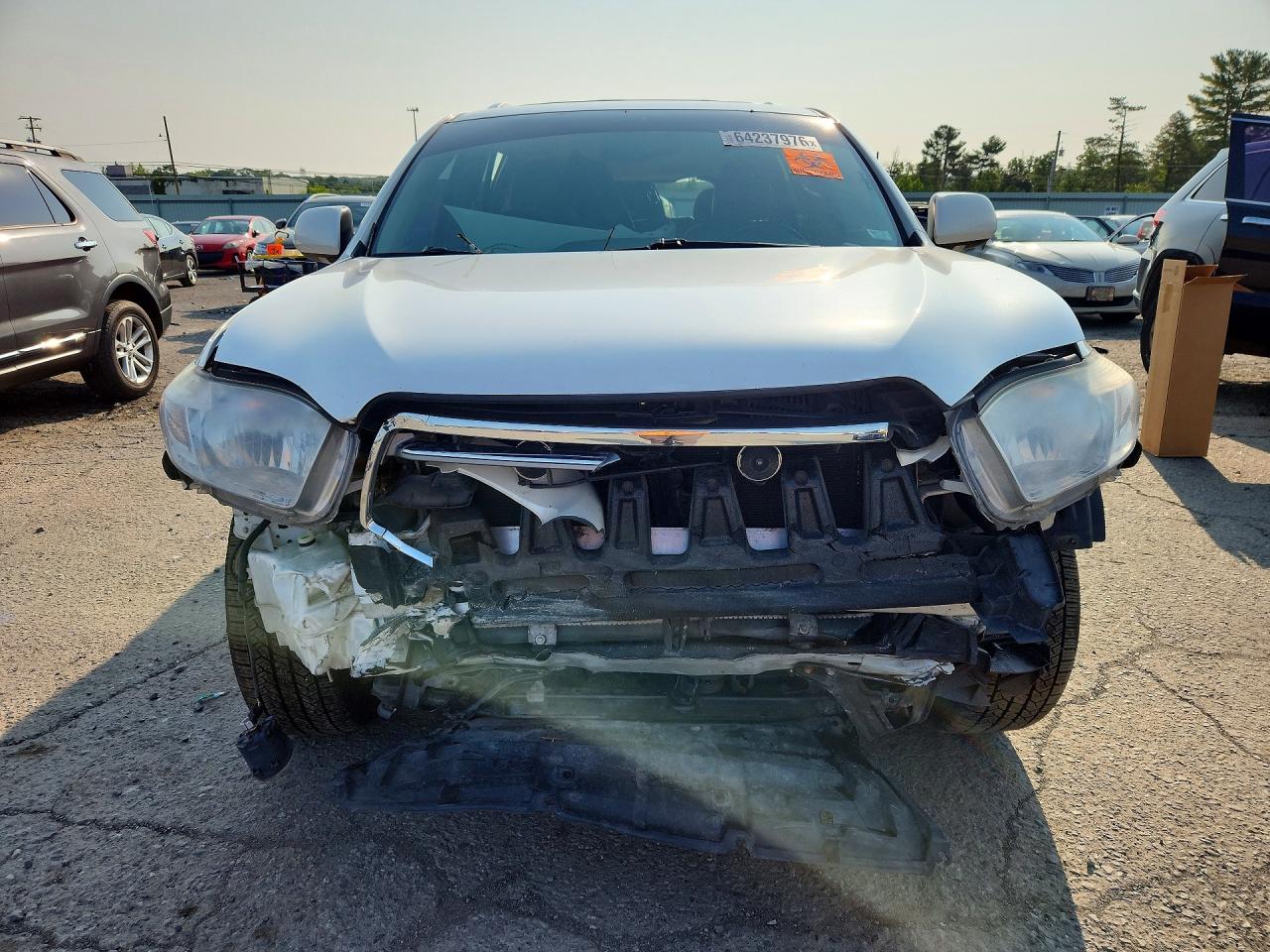 2010 Toyota Highlander Limited White vin: 5TDDK3EH4AS020942