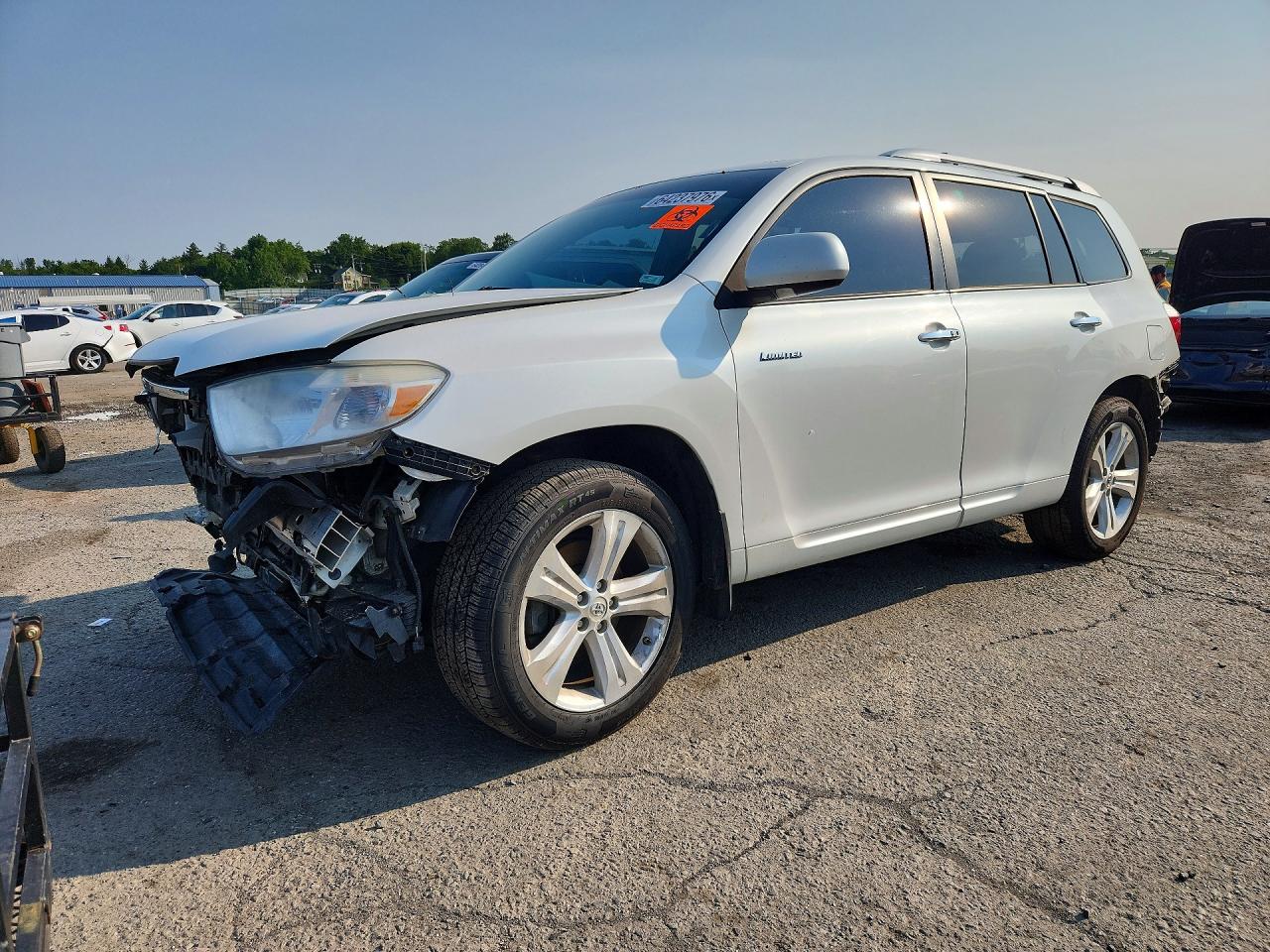 2010 Toyota Highlander Limited Белый vin: 5TDDK3EH4AS020942