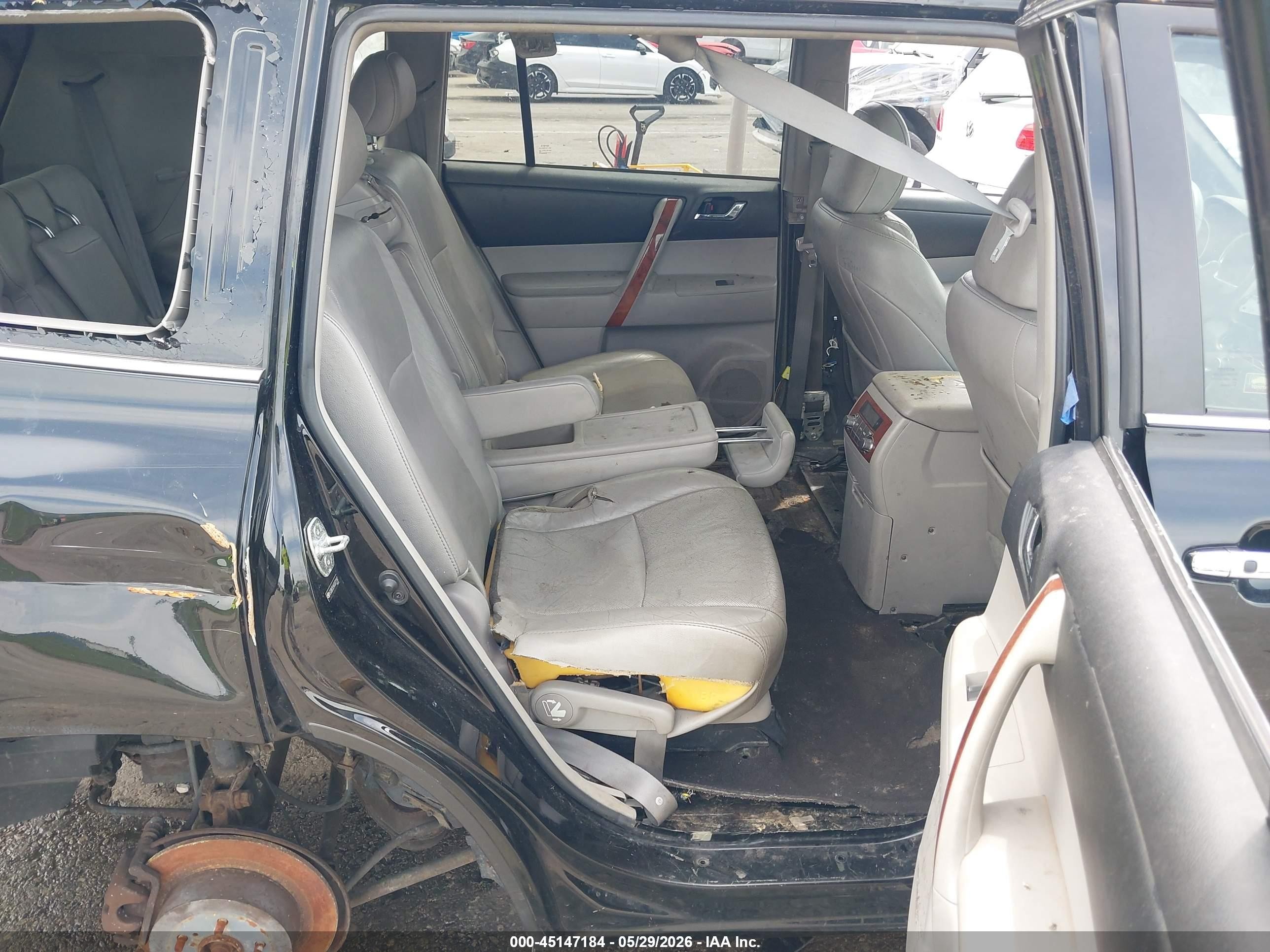 2011 Toyota Highlander Limited V6 Black vin: 5TDDK3EH4BS071147