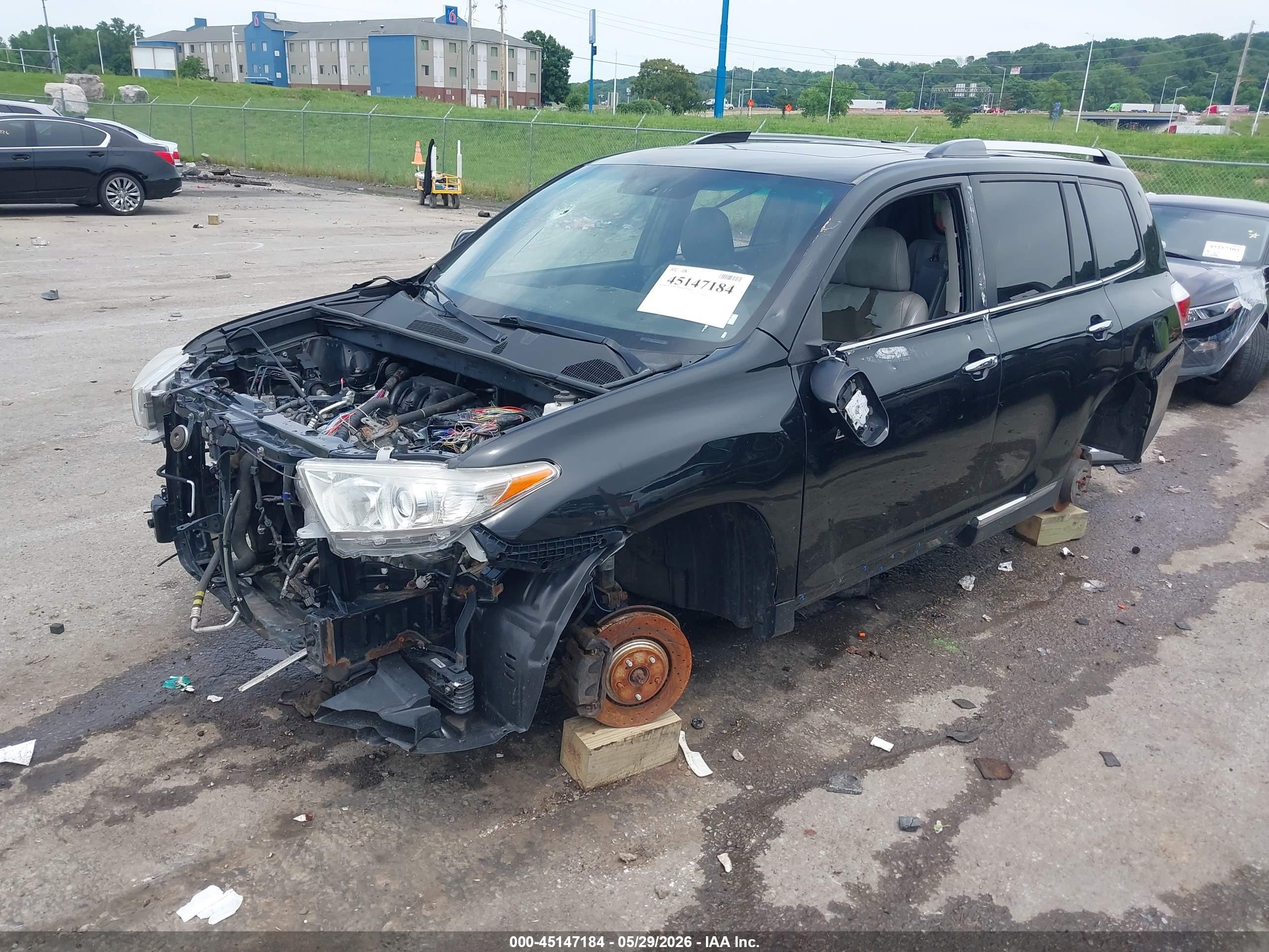 2011 Toyota Highlander Limited V6 Black vin: 5TDDK3EH4BS071147