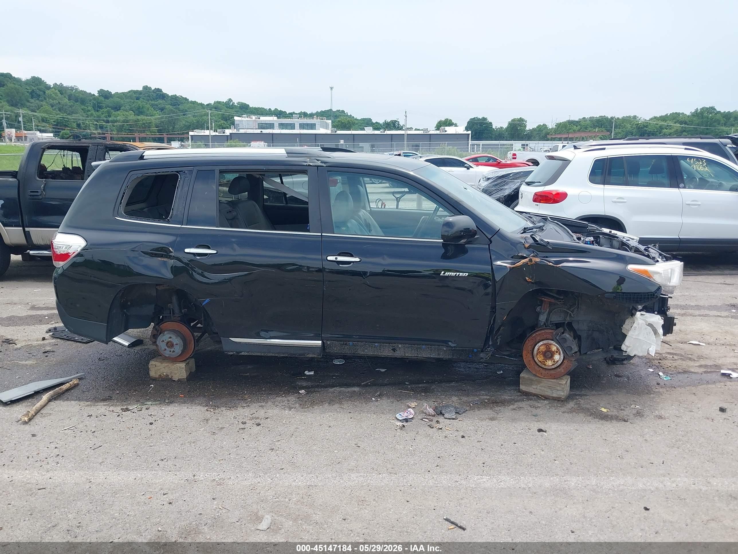 2011 Toyota Highlander Limited V6 Black vin: 5TDDK3EH4BS071147
