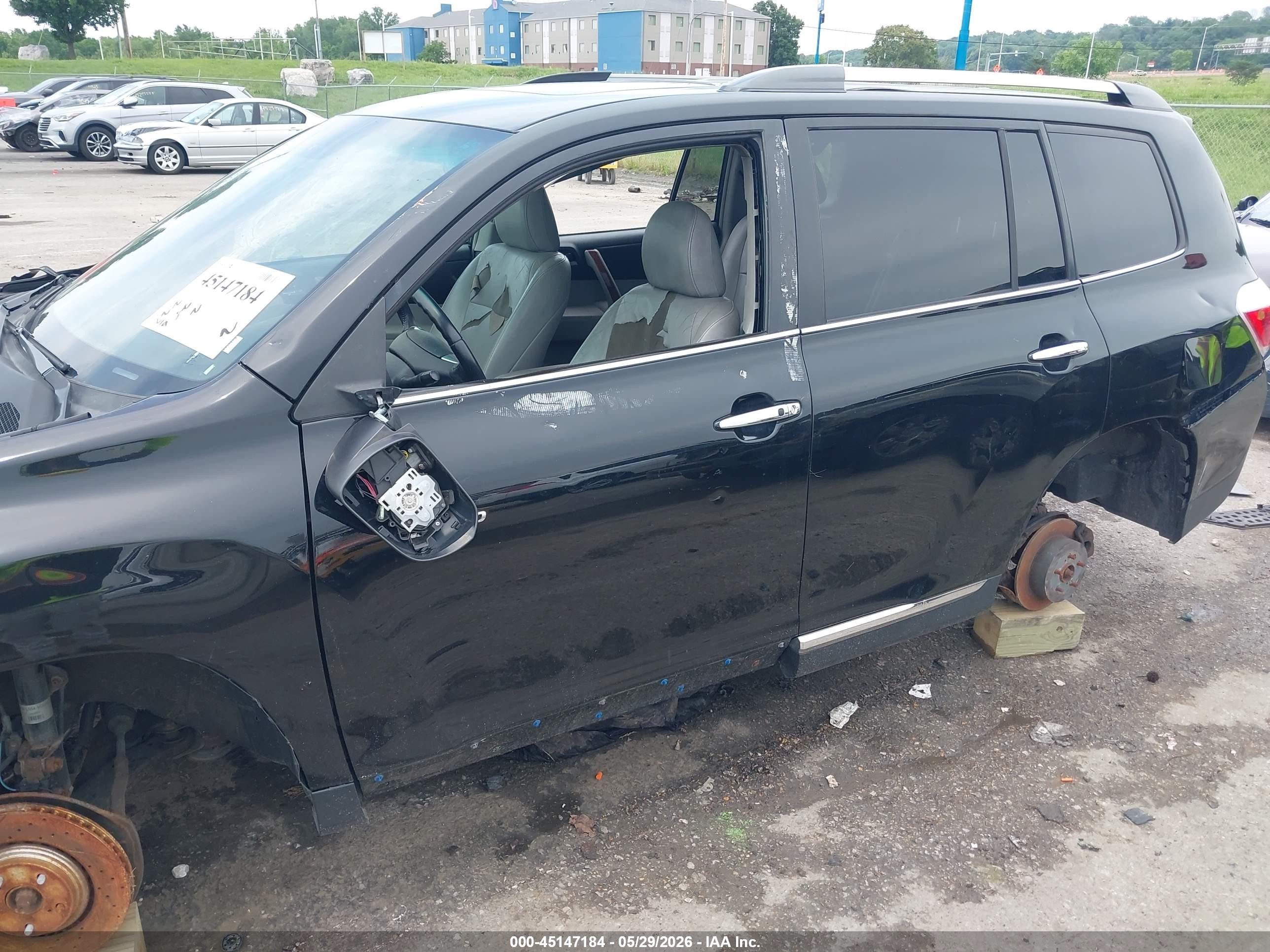 2011 Toyota Highlander Limited V6 Black vin: 5TDDK3EH4BS071147