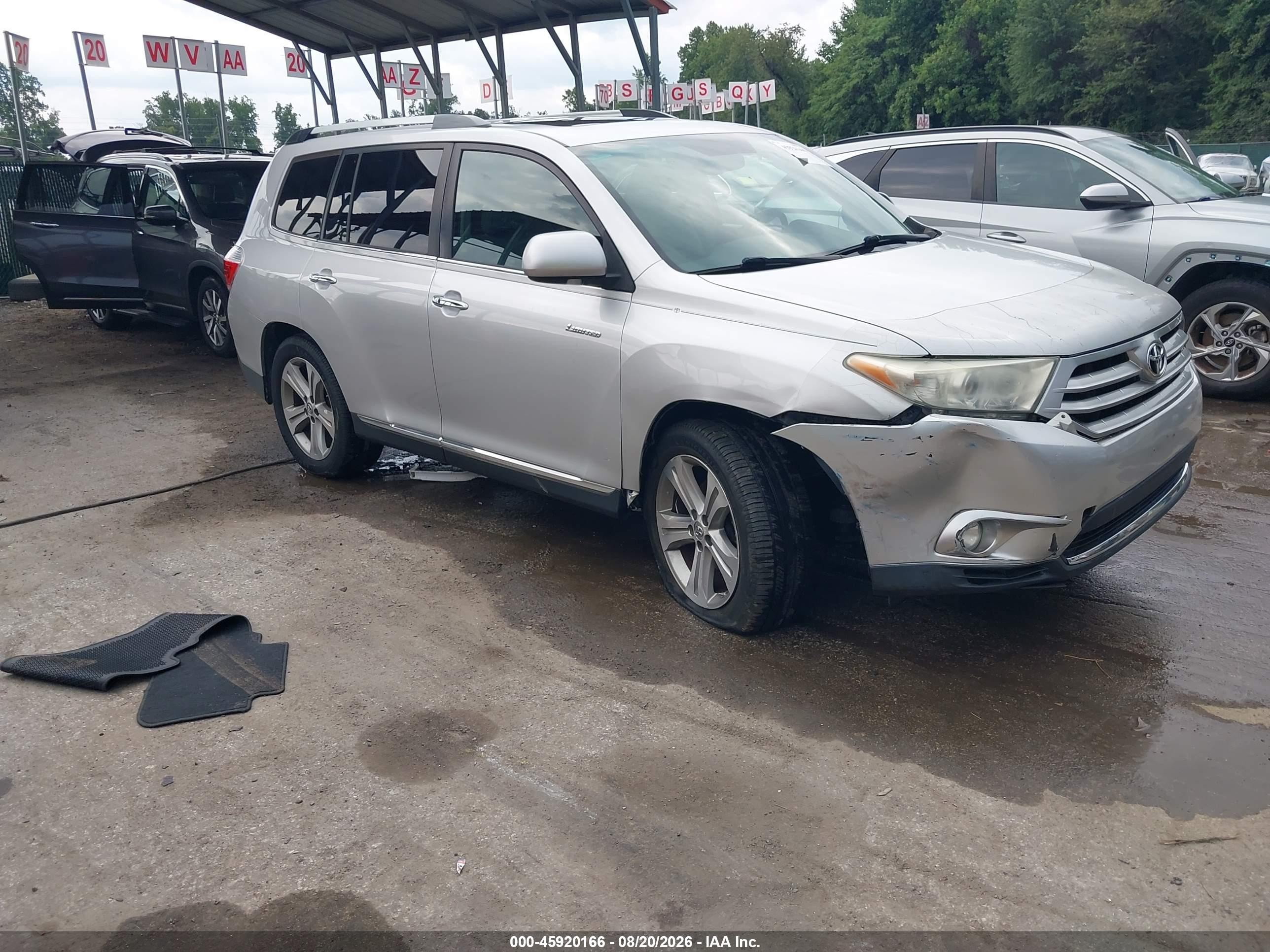 2011 Toyota Highlander Limited V6 Silver vin: 5TDDK3EH4BS078910