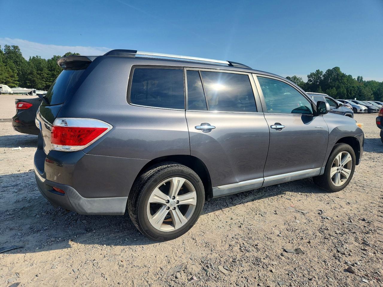 2011 Toyota Highlander Limited Серый vin: 5TDDK3EH4BS080771