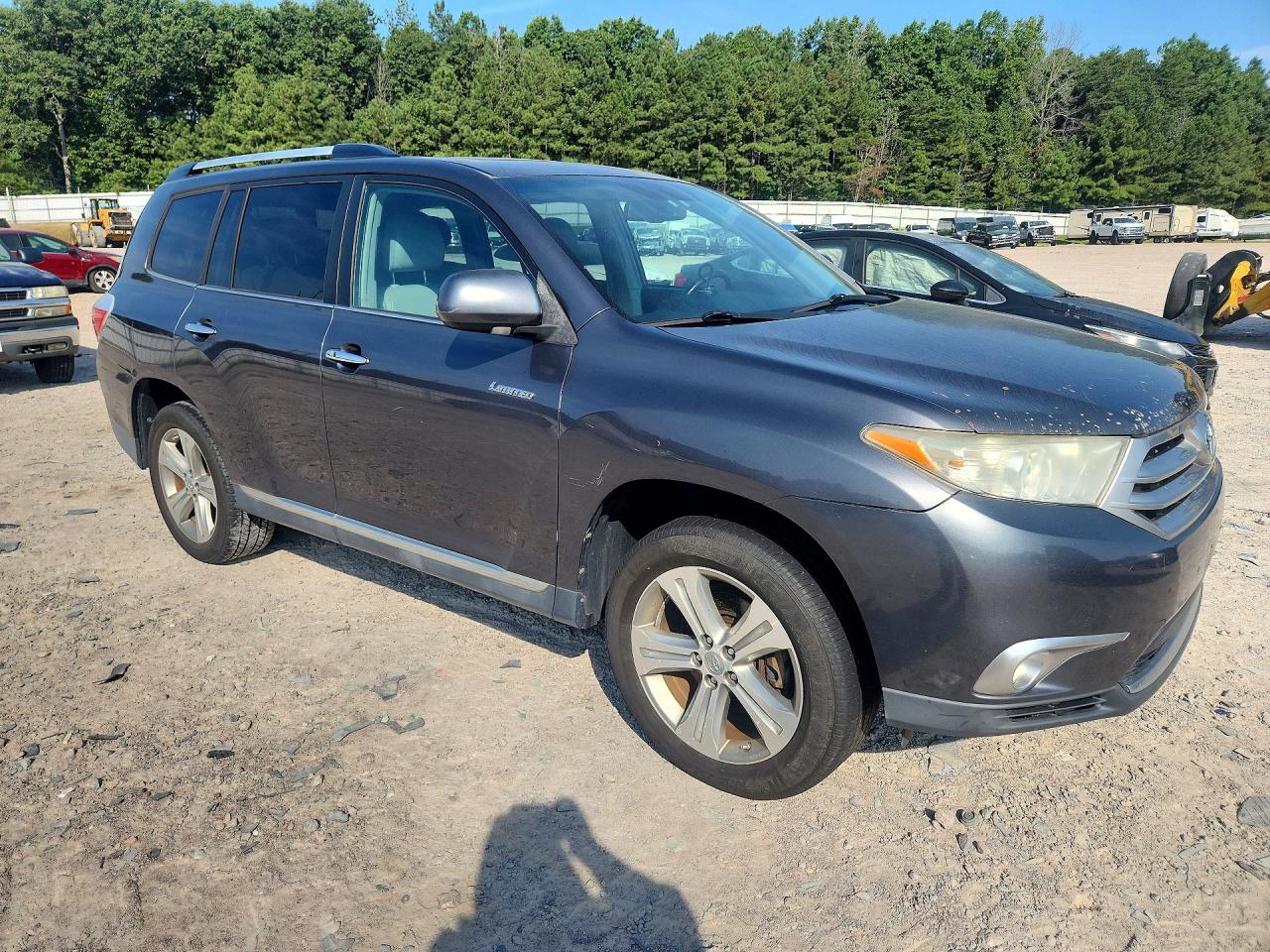 2011 Toyota Highlander Limited Серый vin: 5TDDK3EH4BS080771