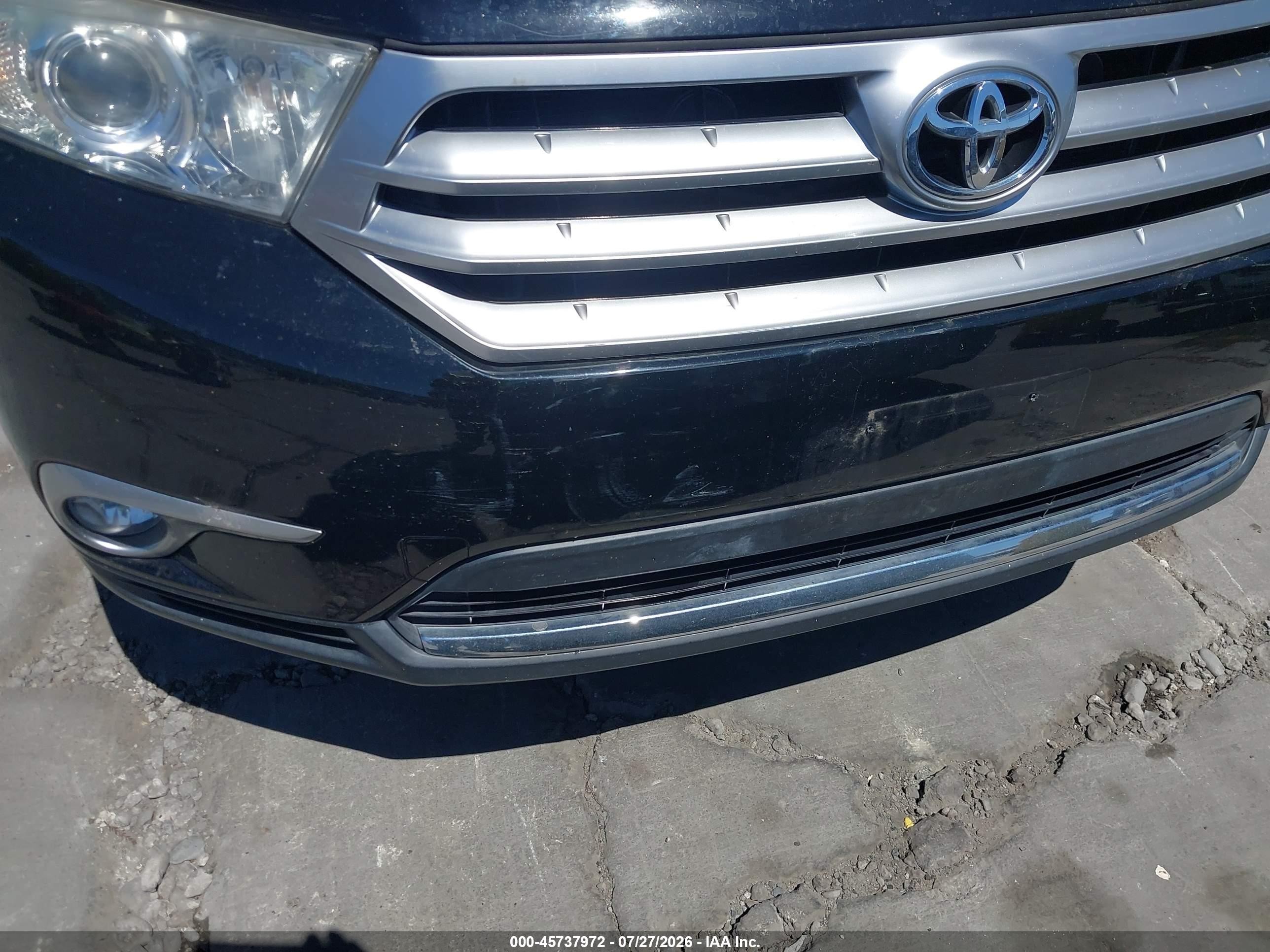 2012 Toyota Highlander Limited V6 Black vin: 5TDDK3EH4CS105587