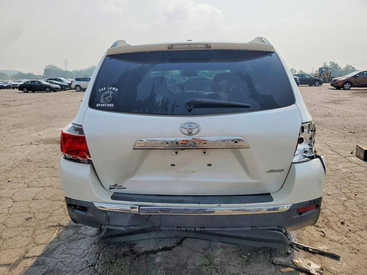 2012 Toyota Highlander Limited White vin: 5TDDK3EH4CS127315