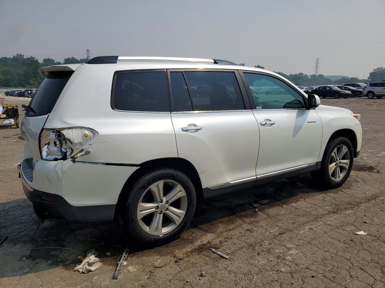 2012 Toyota Highlander Limited White vin: 5TDDK3EH4CS127315
