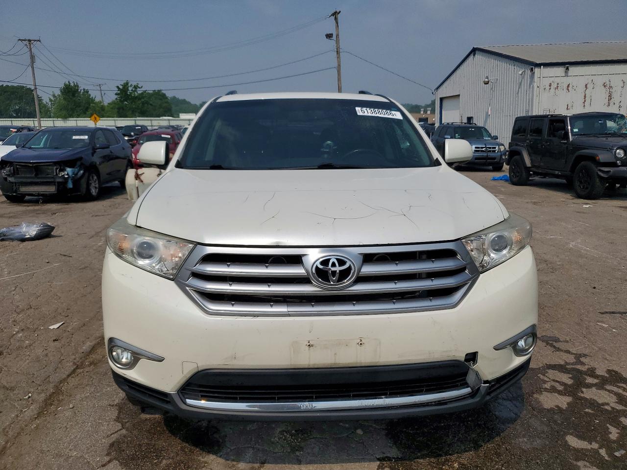 2012 Toyota Highlander Limited White vin: 5TDDK3EH4CS127315