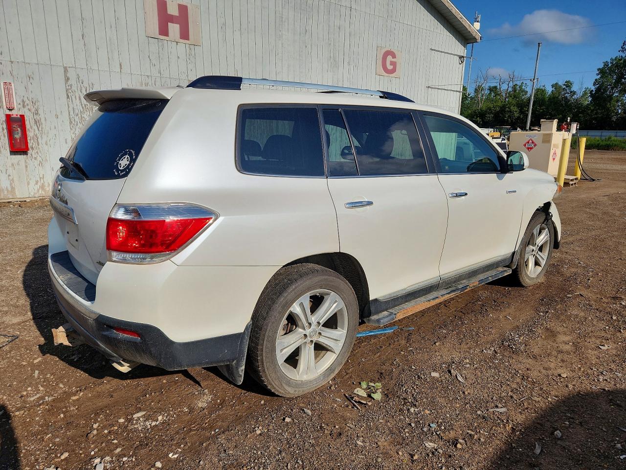 2012 Toyota Highlander Limited Белый vin: 5TDDK3EH4CS136046