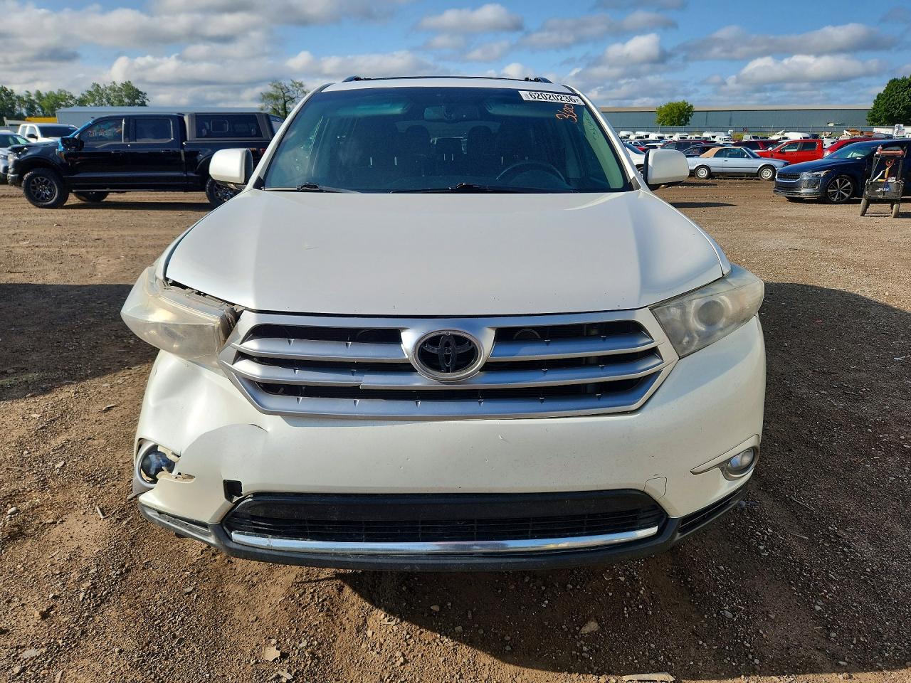 2012 Toyota Highlander Limited Белый vin: 5TDDK3EH4CS136046