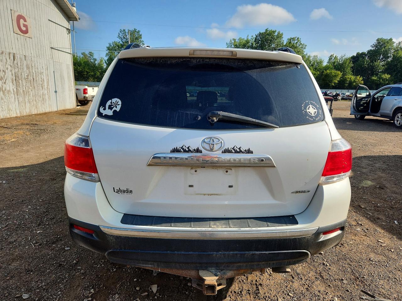 2012 Toyota Highlander Limited Белый vin: 5TDDK3EH4CS136046