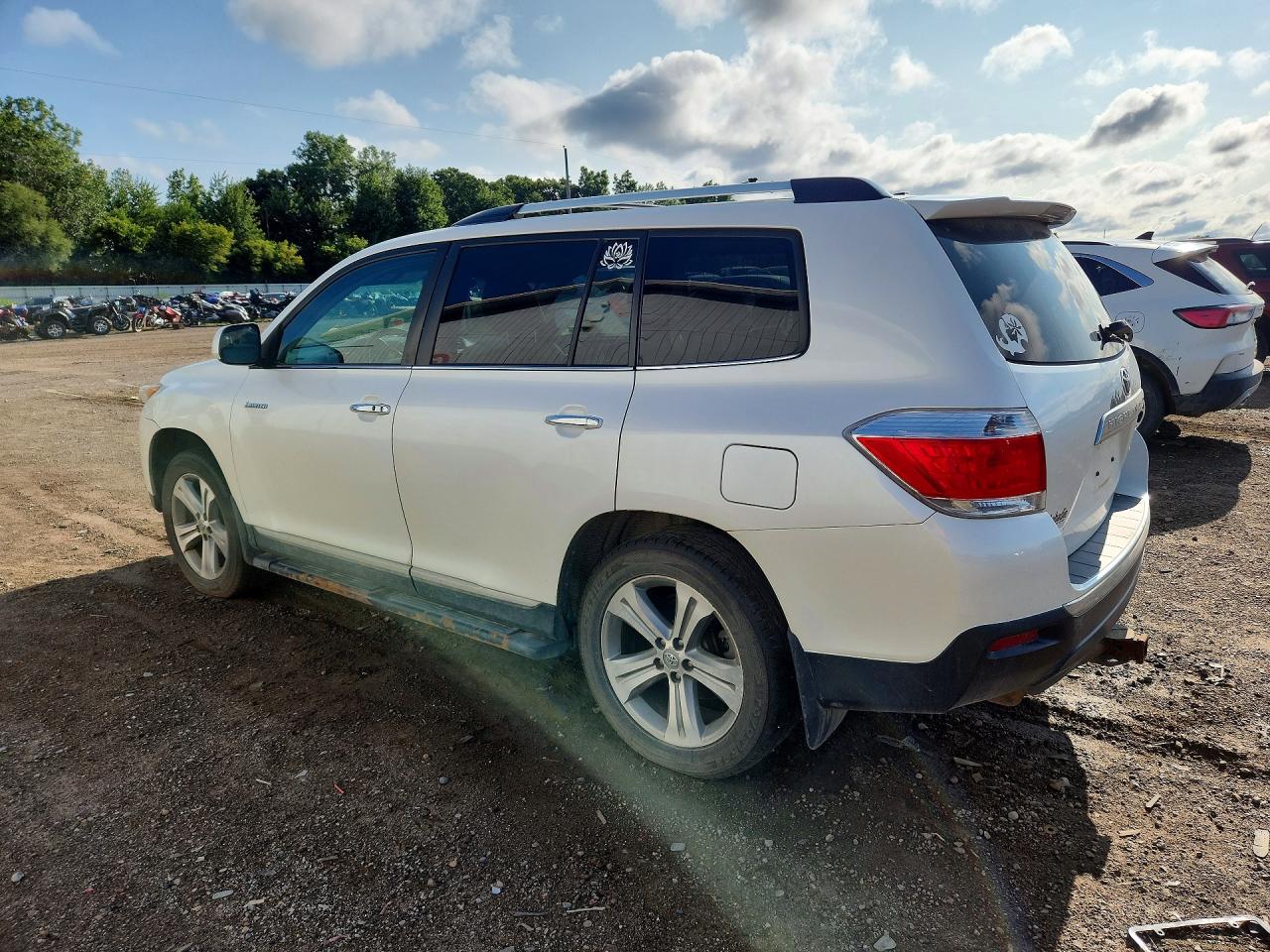 2012 Toyota Highlander Limited Белый vin: 5TDDK3EH4CS136046