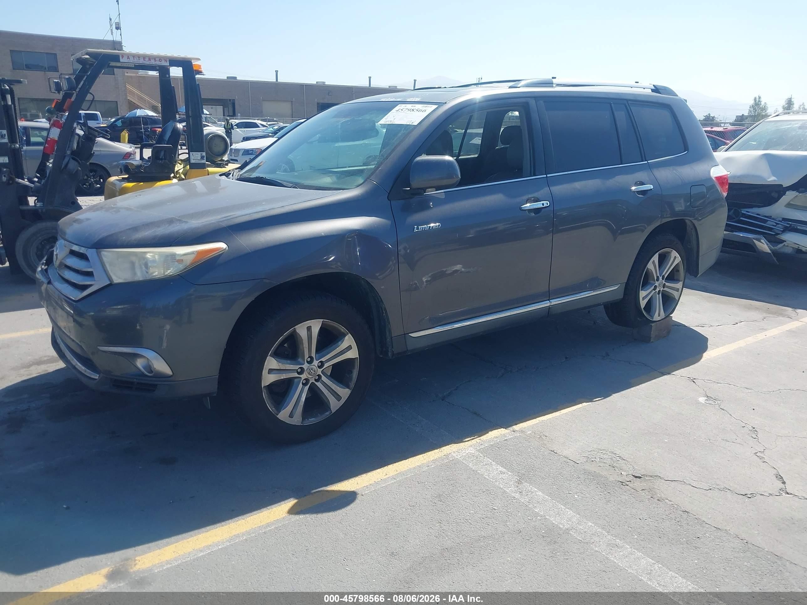 2012 Toyota Highlander Limited V6 Green vin: 5TDDK3EH4CS136533