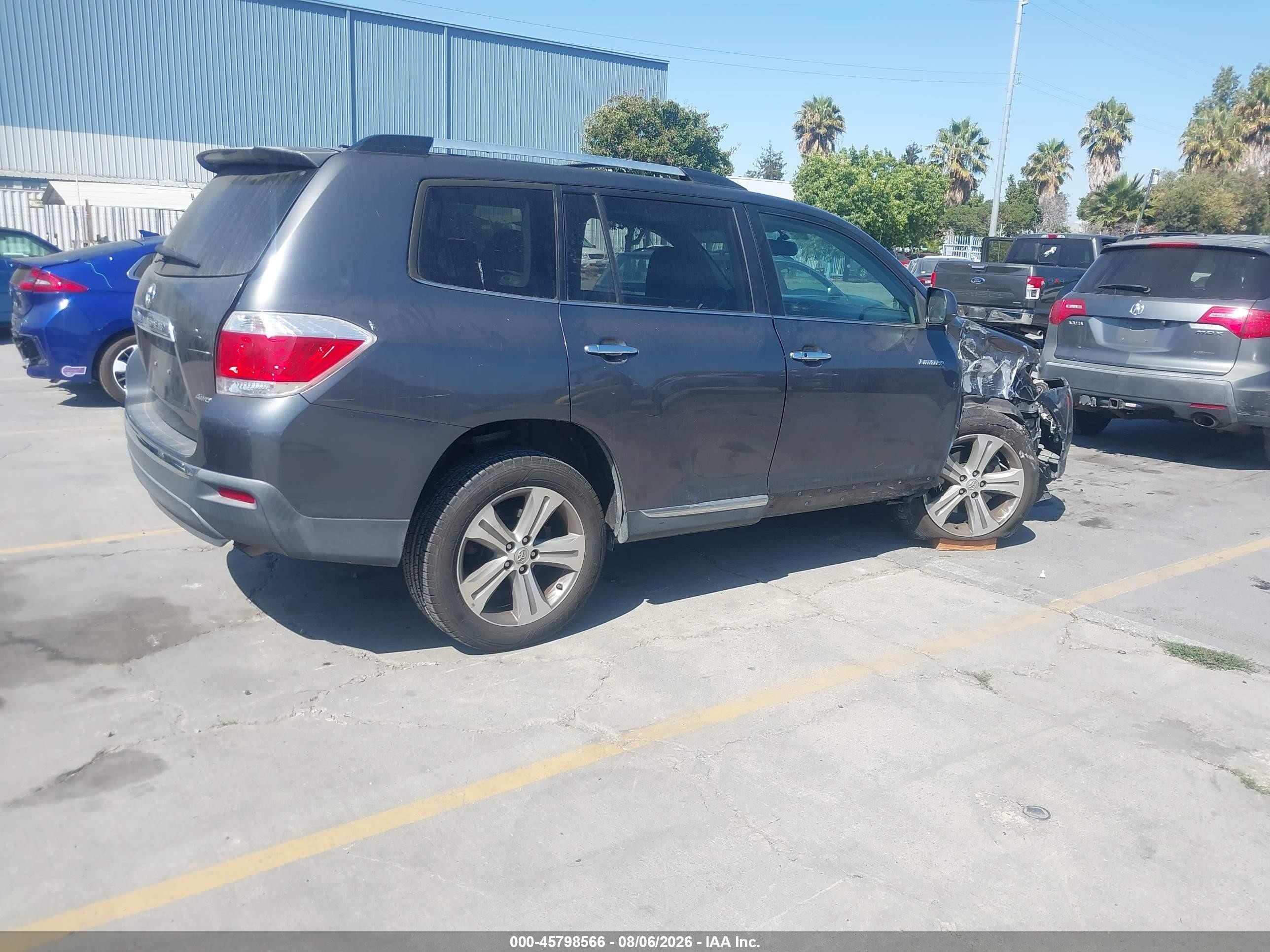 2012 Toyota Highlander Limited V6 Green vin: 5TDDK3EH4CS136533