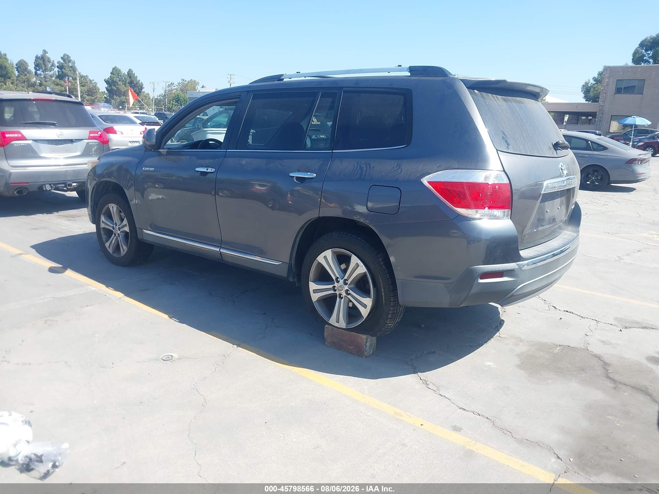 2012 Toyota Highlander Limited V6 Green vin: 5TDDK3EH4CS136533