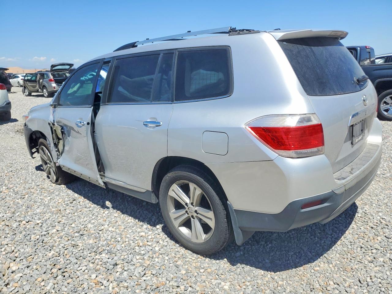2012 Toyota Highlander Limited Silver vin: 5TDDK3EH4CS157480