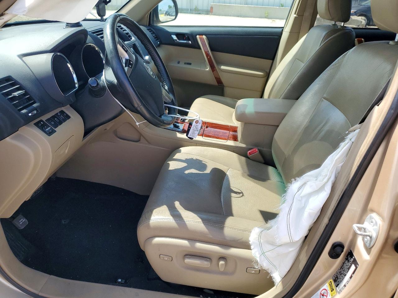 2012 Toyota Highlander Limited Золотой vin: 5TDDK3EH4CS170259