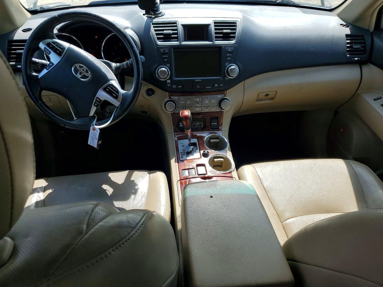 2012 Toyota Highlander Limited Золотой vin: 5TDDK3EH4CS170259