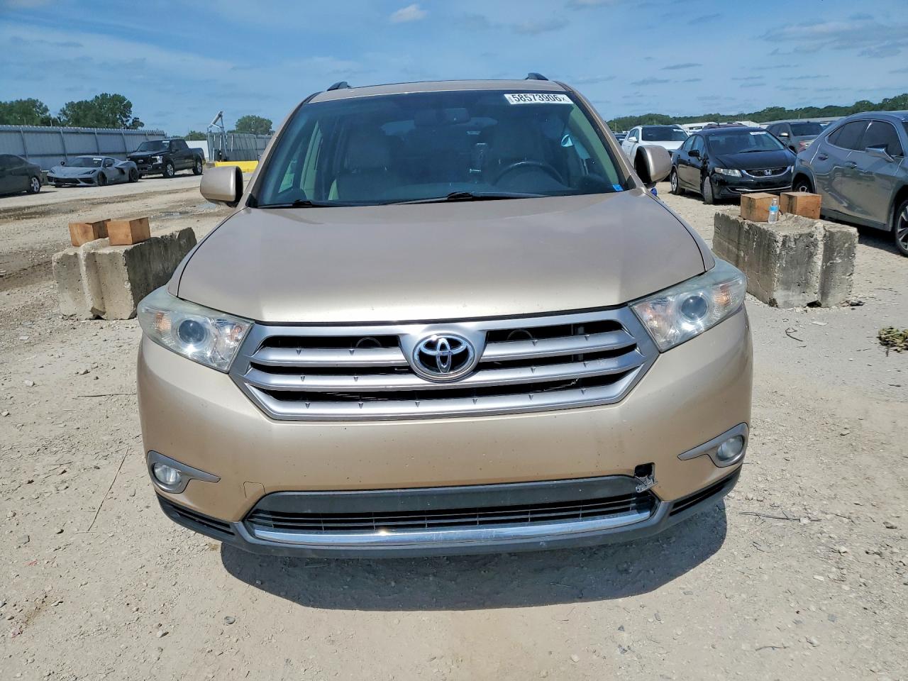 2012 Toyota Highlander Limited Золотой vin: 5TDDK3EH4CS170259