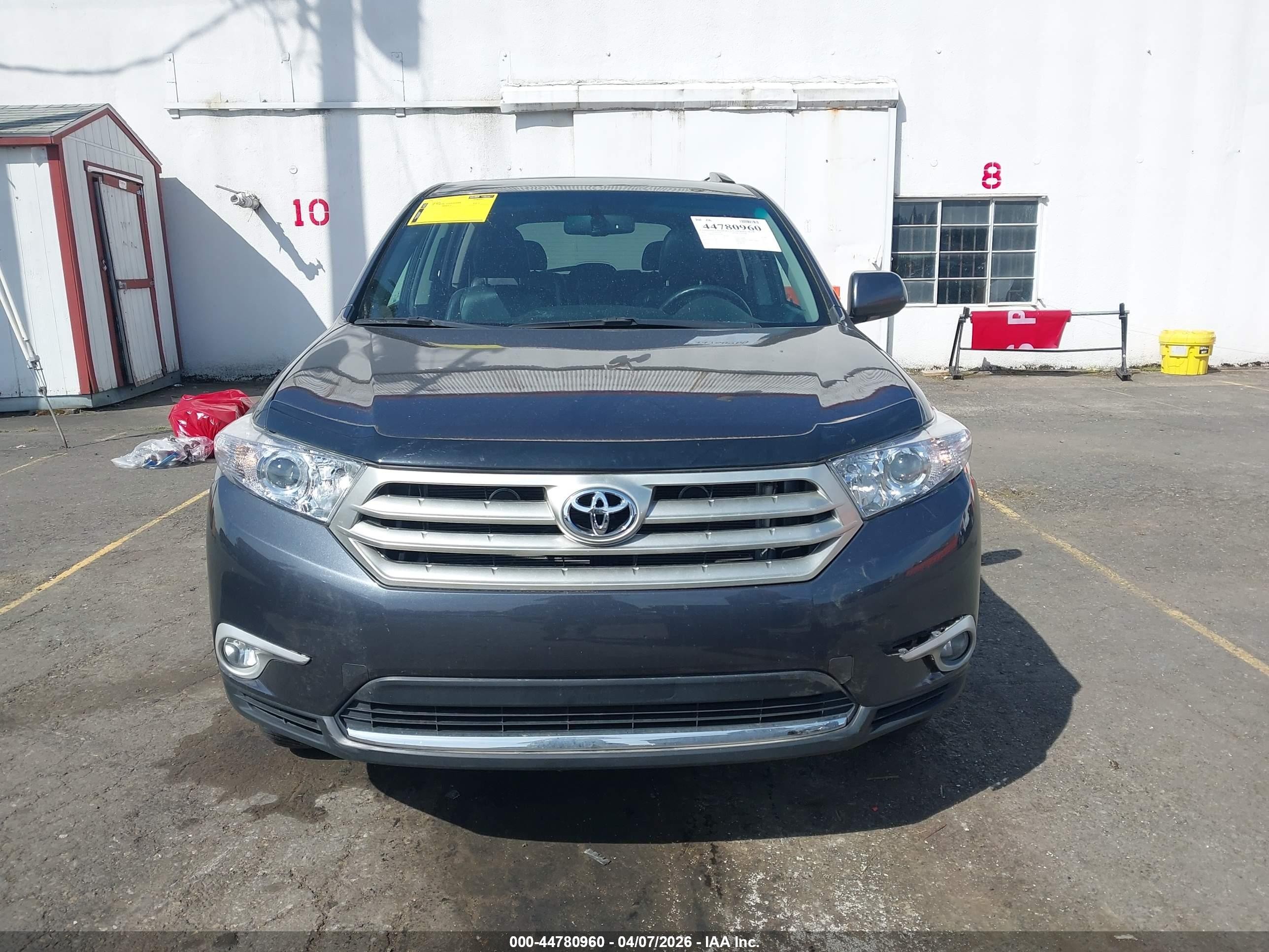 2013 Toyota Highlander Limited V6 Gray vin: 5TDDK3EH4DS187046