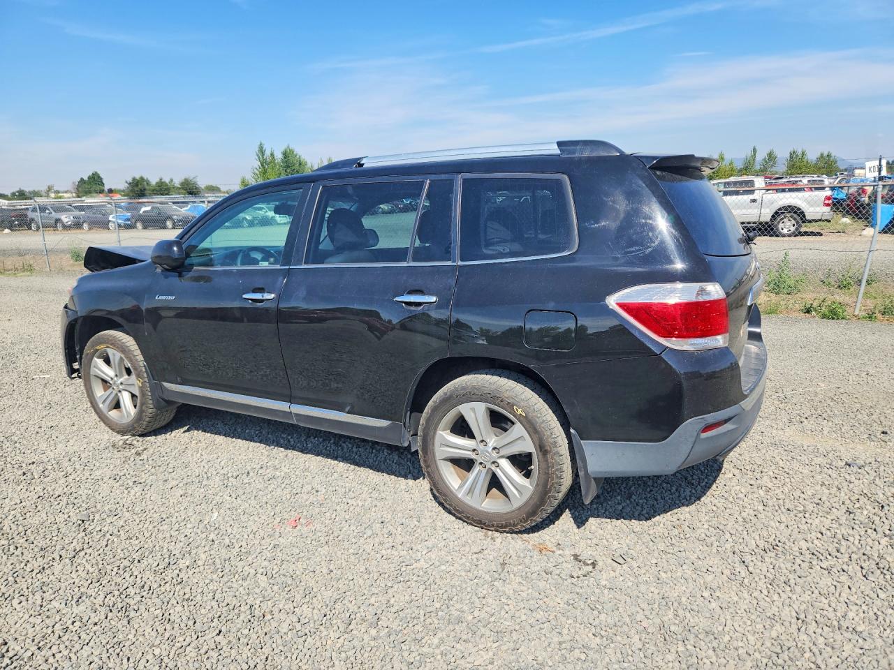 2013 Toyota Highlander Limited Black vin: 5TDDK3EH4DS247357
