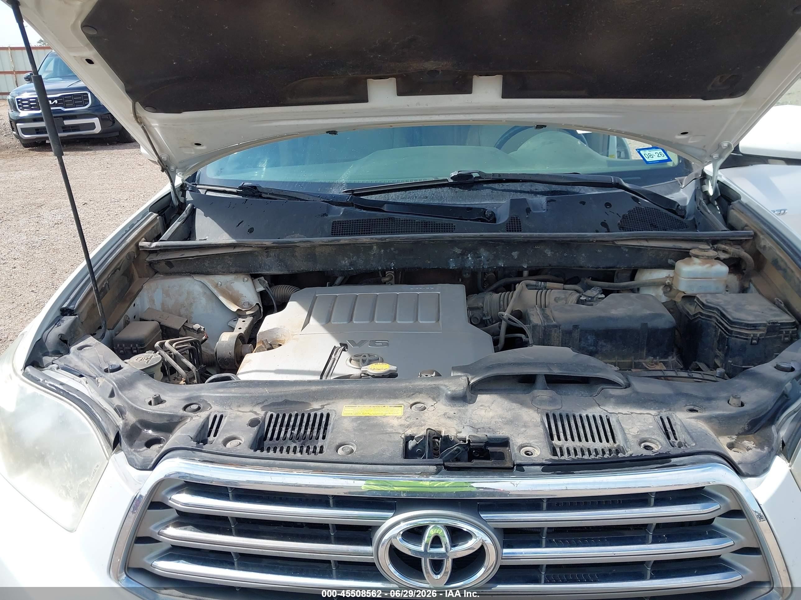 2010 Toyota Highlander Limited V6 White vin: 5TDDK3EH5AS001929