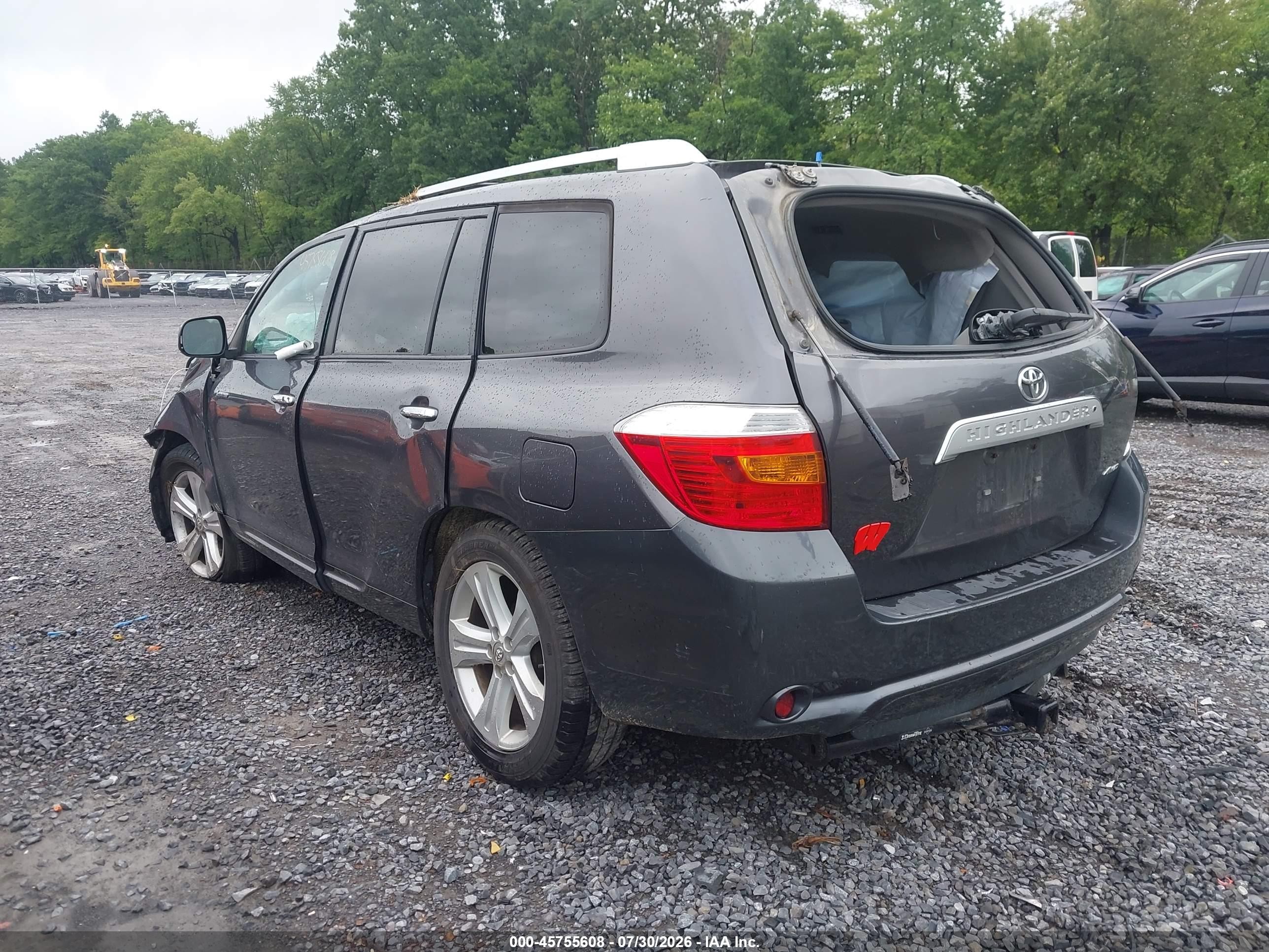 2010 Toyota Highlander Limited V6 Gray vin: 5TDDK3EH5AS016494