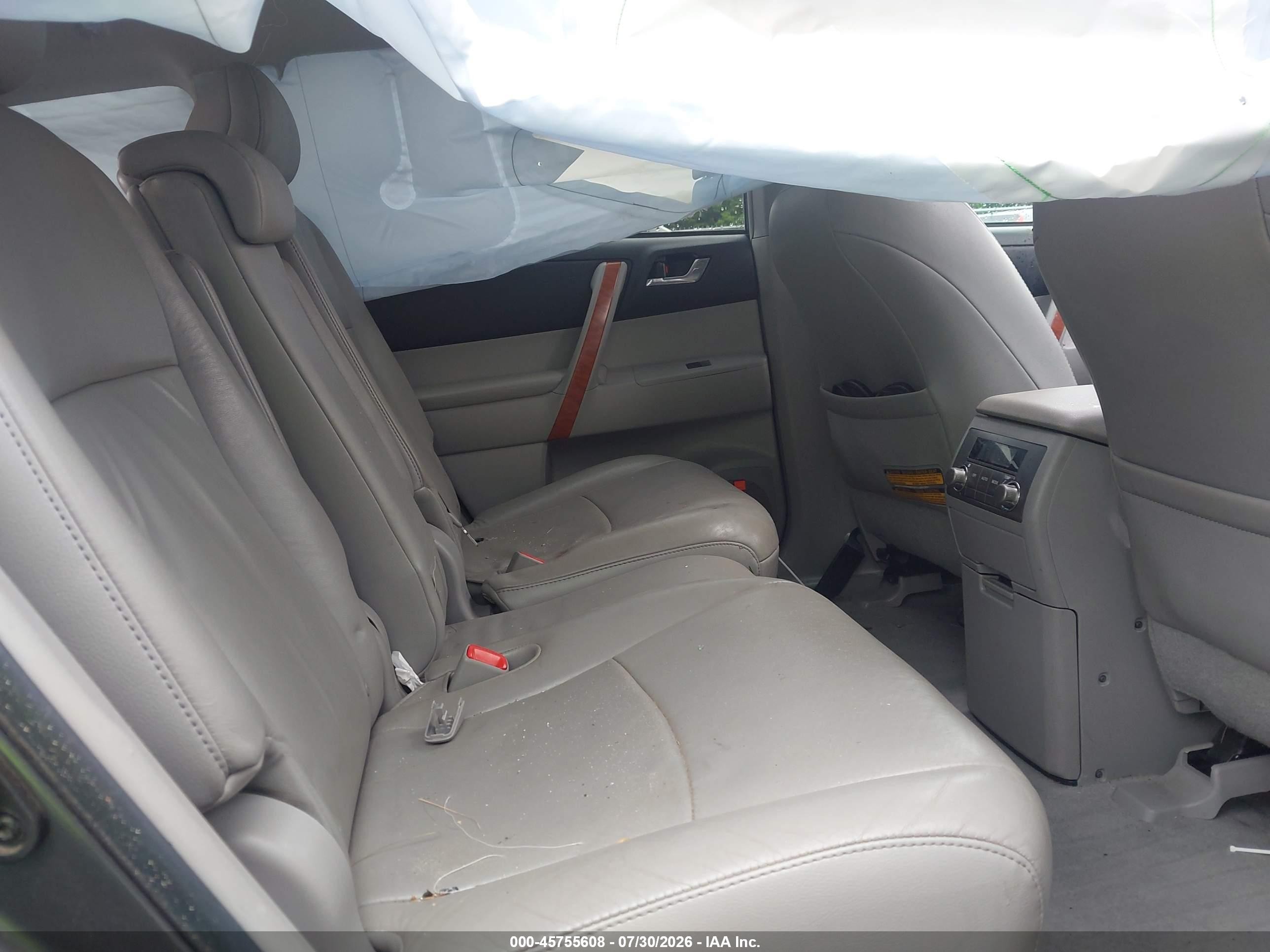 2010 Toyota Highlander Limited V6 Gray vin: 5TDDK3EH5AS016494